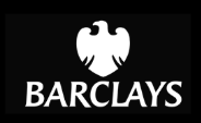 Barclays logo with a stylized eagle symbol and the word 'BARCLAYS'.