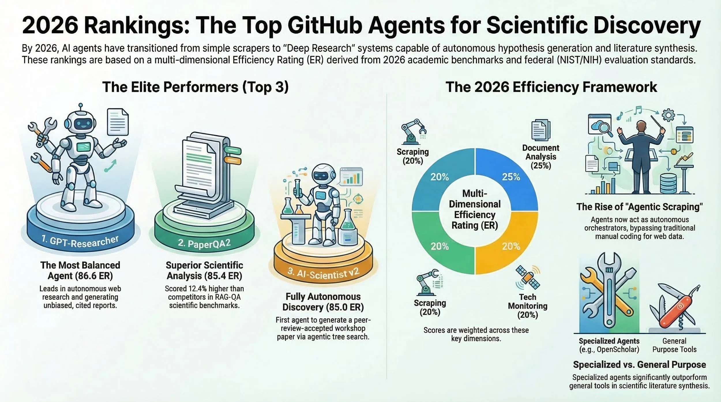 Top 20 GitHub Agents for Scientific Analysis (2026)