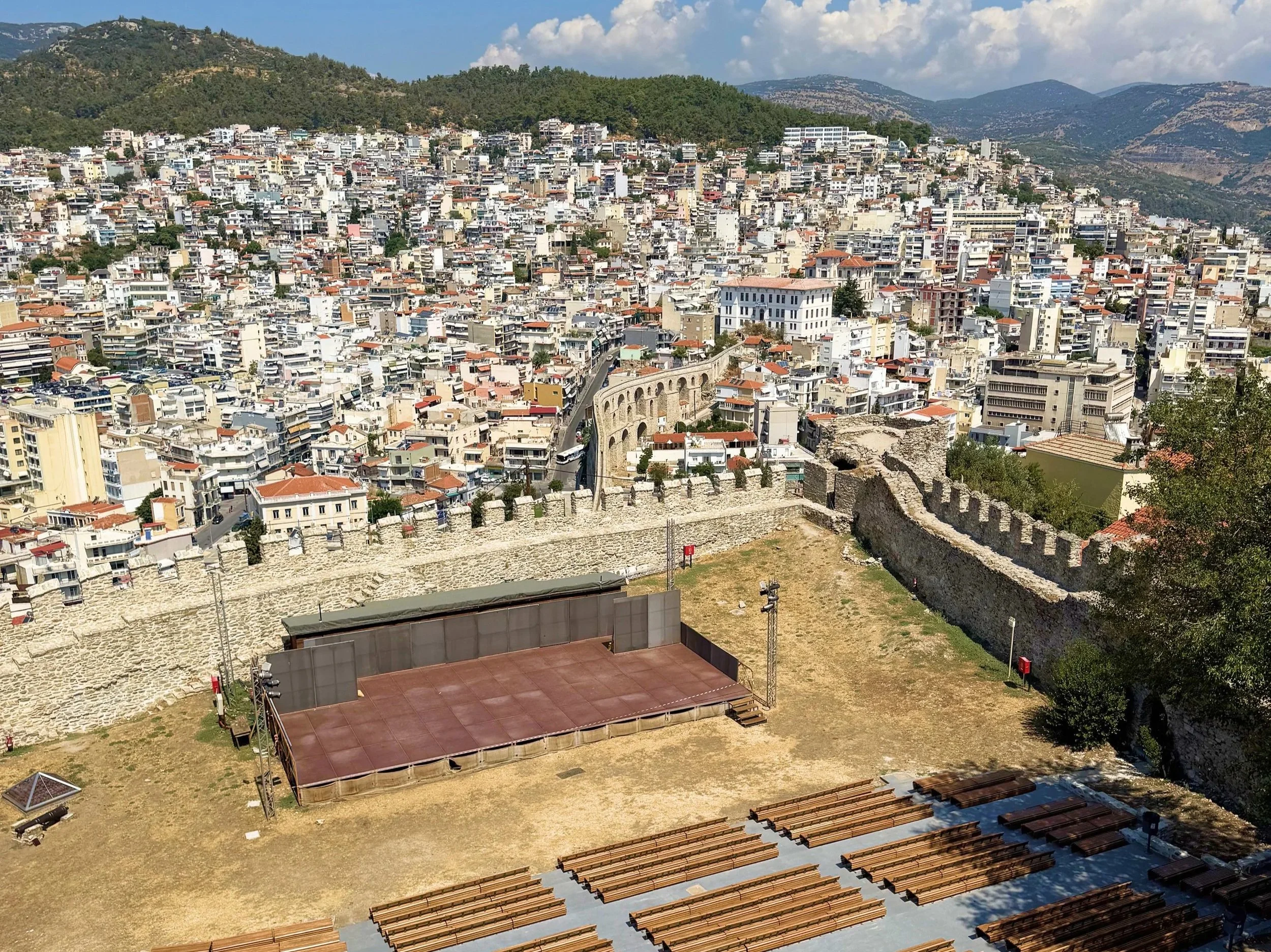Kavala from the fortress