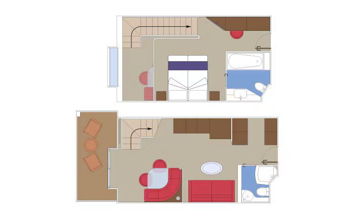MSC YACHT CLUB DUPLEX SUITE