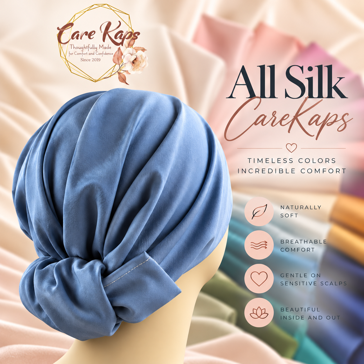 Elegant Silk CareKaps Advertisement.png