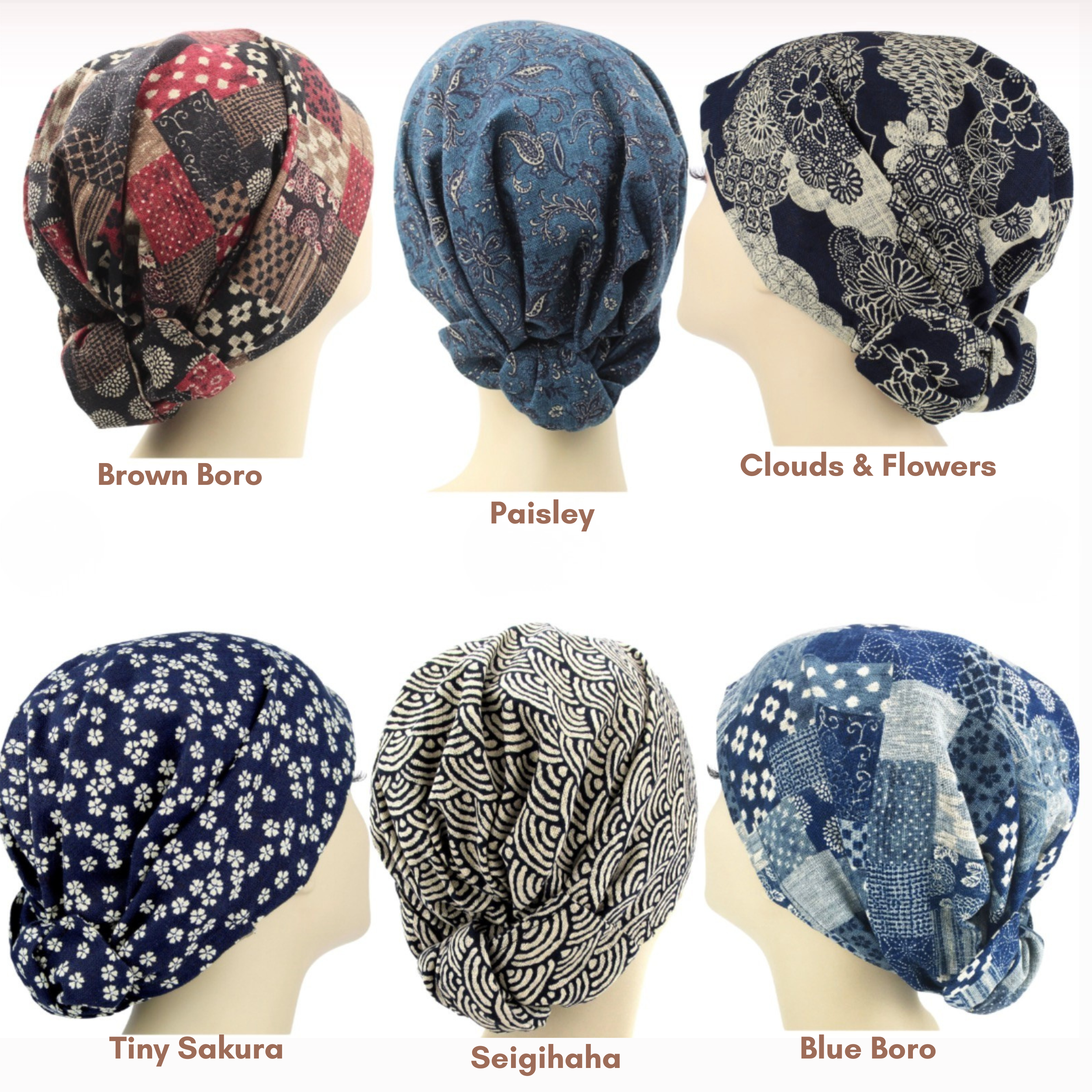 Japanese Cotton Chemo Headwraps