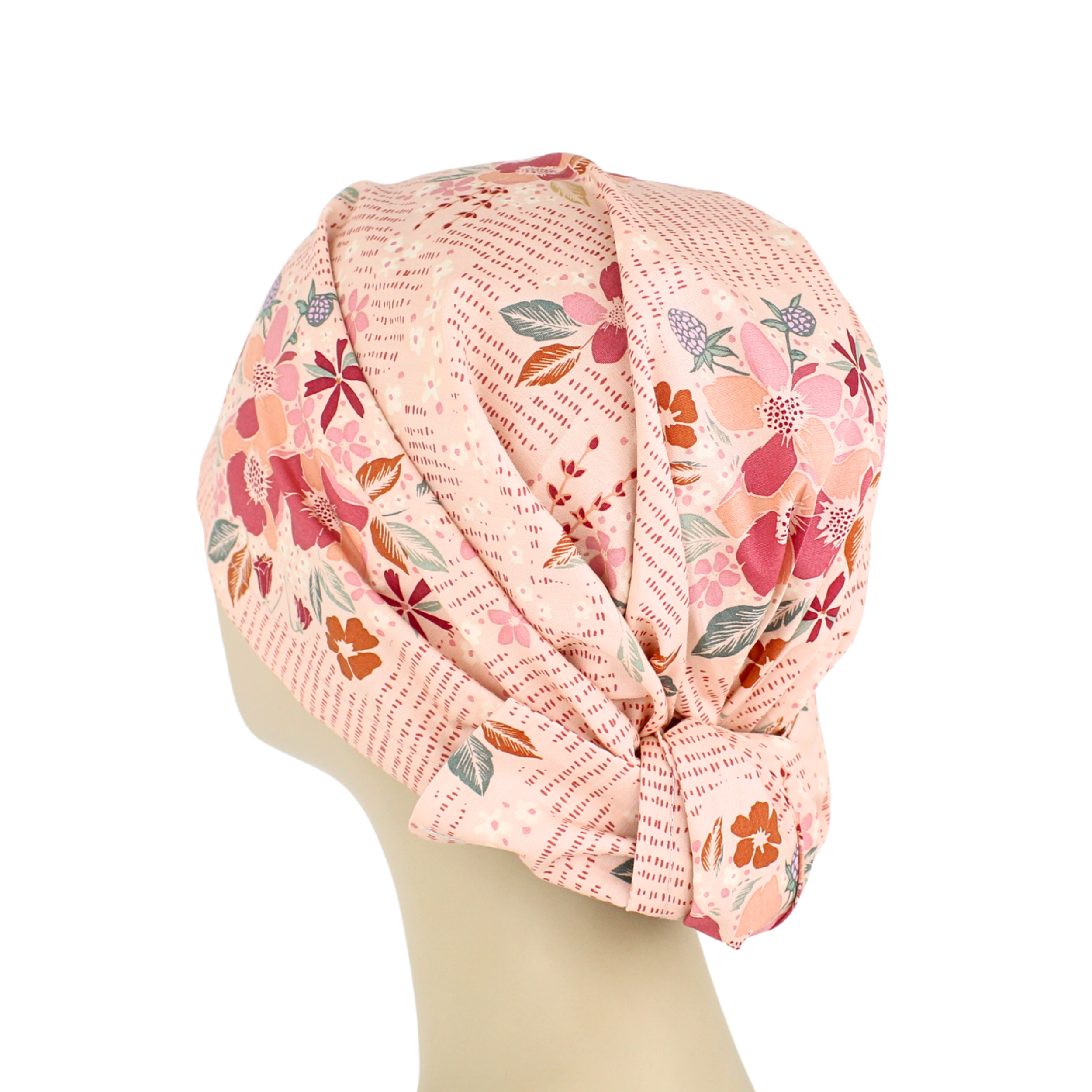 Classic Pink Floral CareKap | Breast Cancer Collection