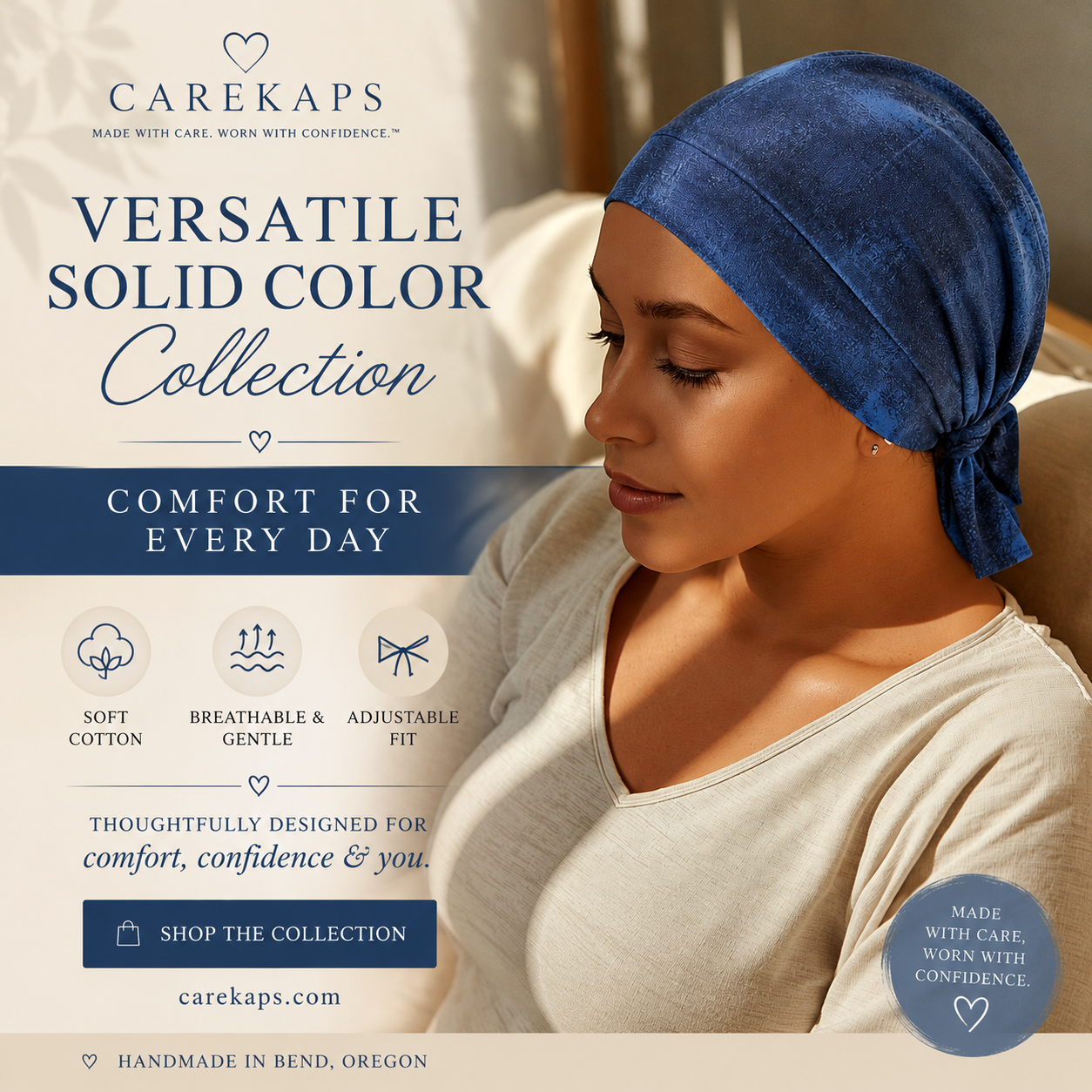 Solid Color Cotton CareKap