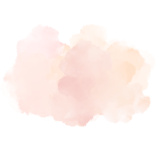 Abstract watercolor painting with pink, peach, and light orange hues.