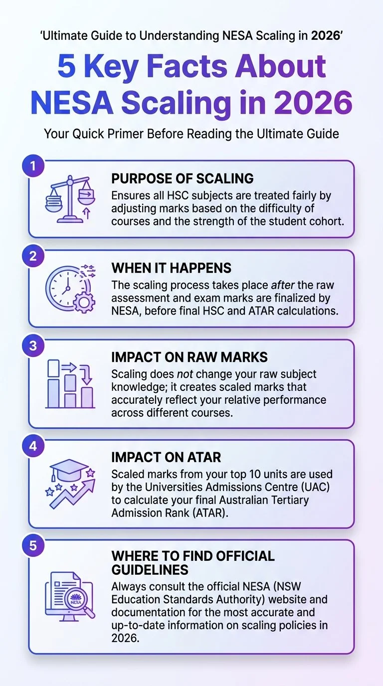 Infographic visualizing 5 key facts about NESA scaling in 2026, part of the ultimate guide.