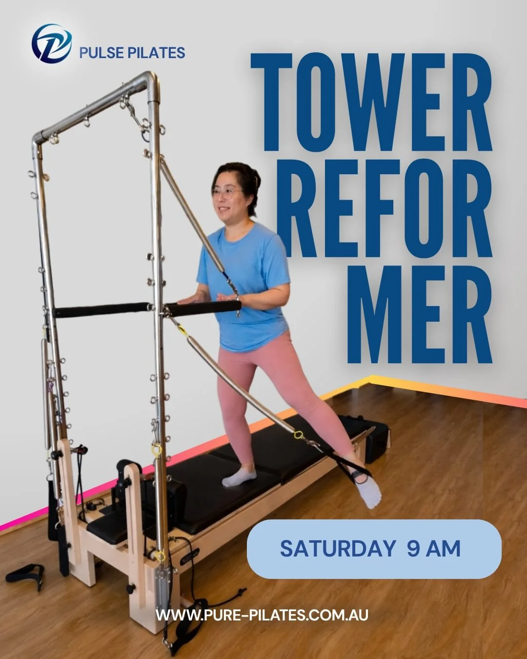 Ready to try something new?

Our Tower Reformer class is happening this Saturday at 9am &mdash; and you&rsquo;re invited.

Enjoy a $15 welcome voucher and discover how the Tower can support, challenge, and transform your movement.

Your Tower Reforme