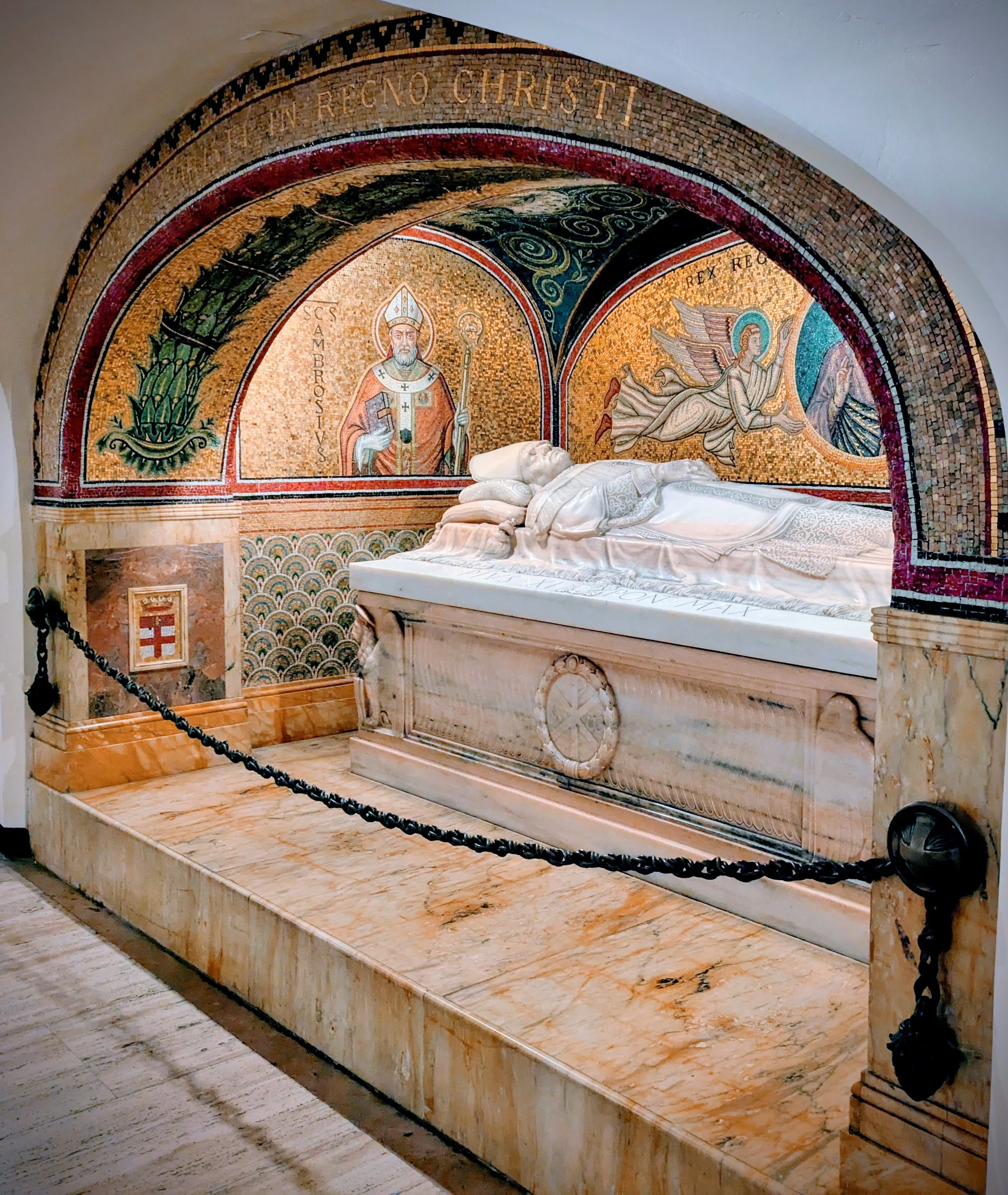 Tomb of Pius XI, original photo