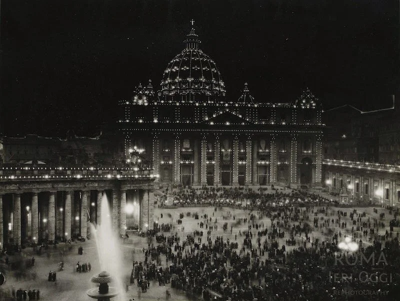 Illuminated by candles