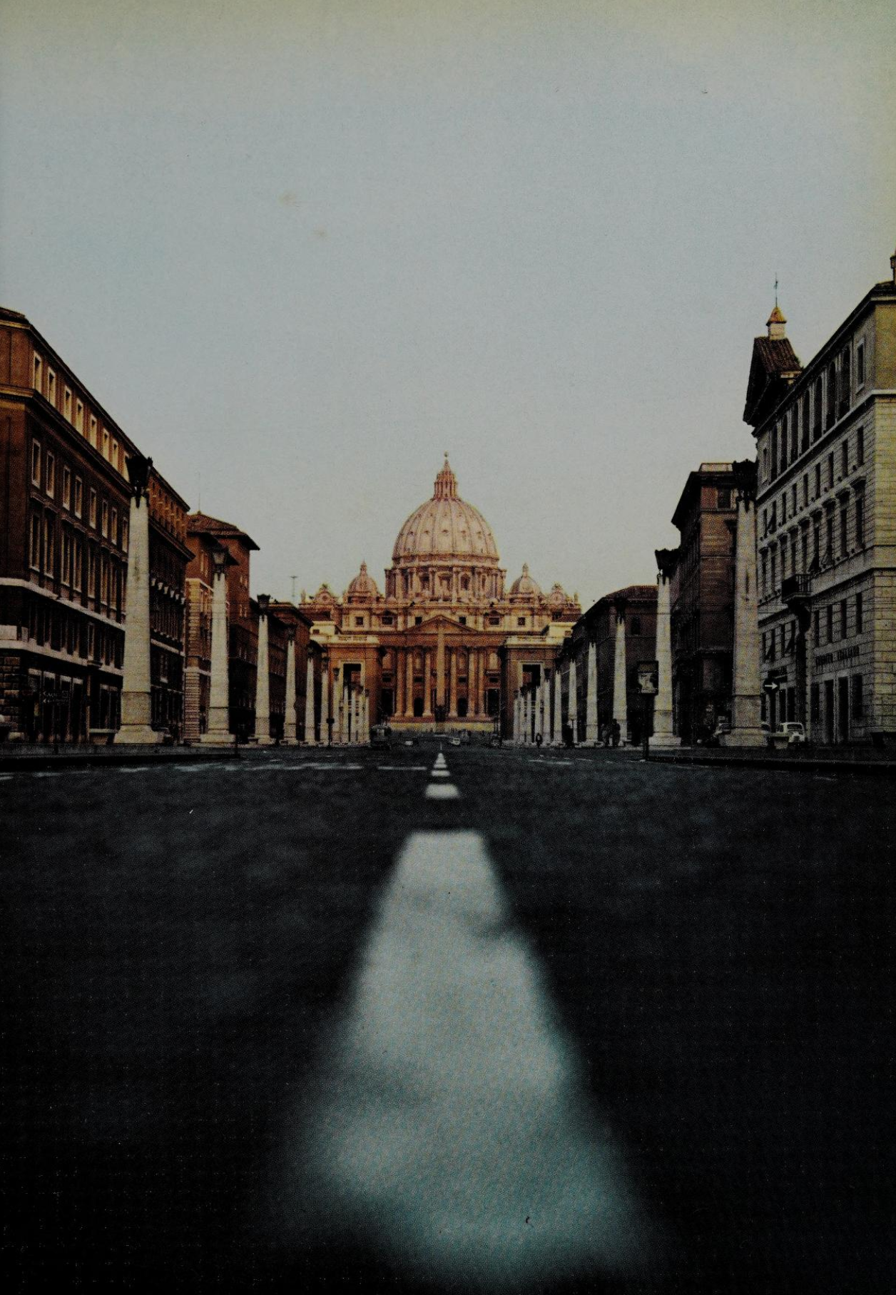 View up the Via della Conciliazione, Lees-Milne