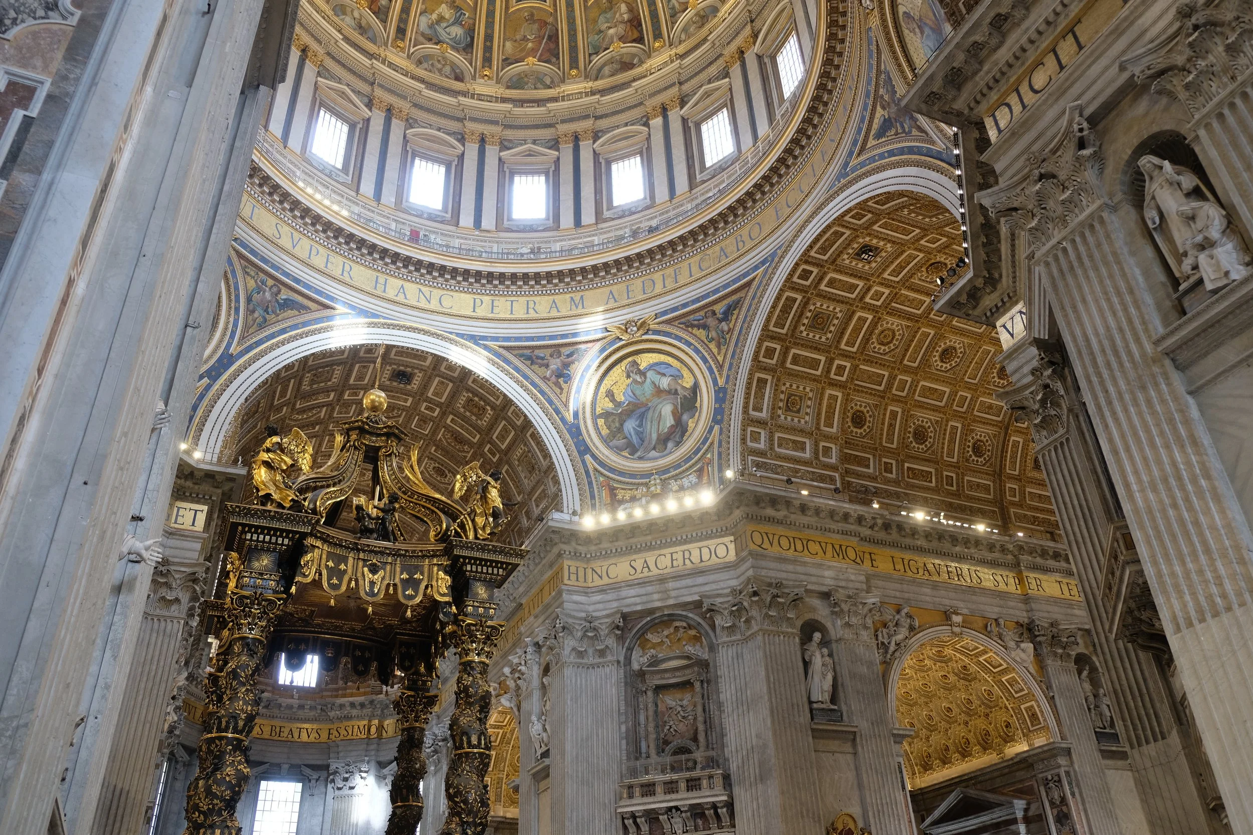 Baldacchino and dome, original photo