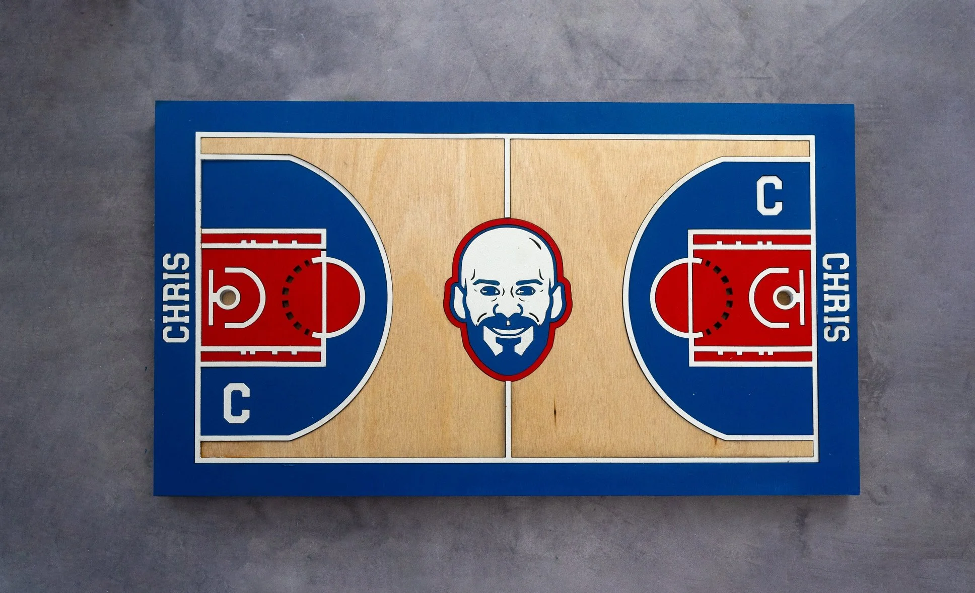 Personalized Basketball Court