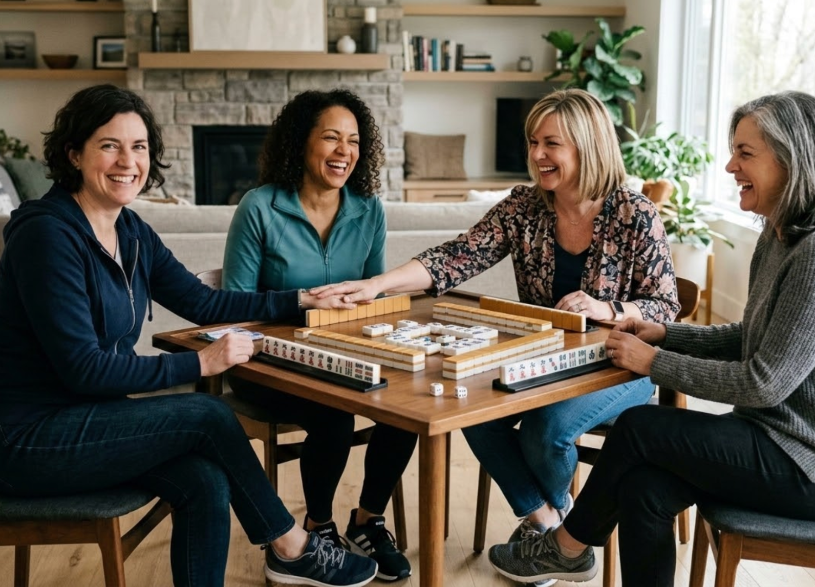 Four Women. One Table. Zero Phones.