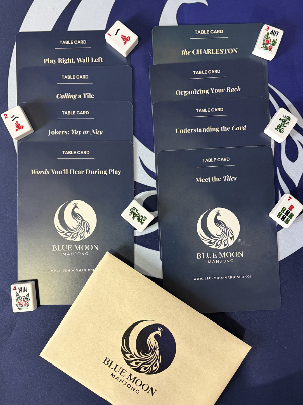 Set of Instructional Table Cards