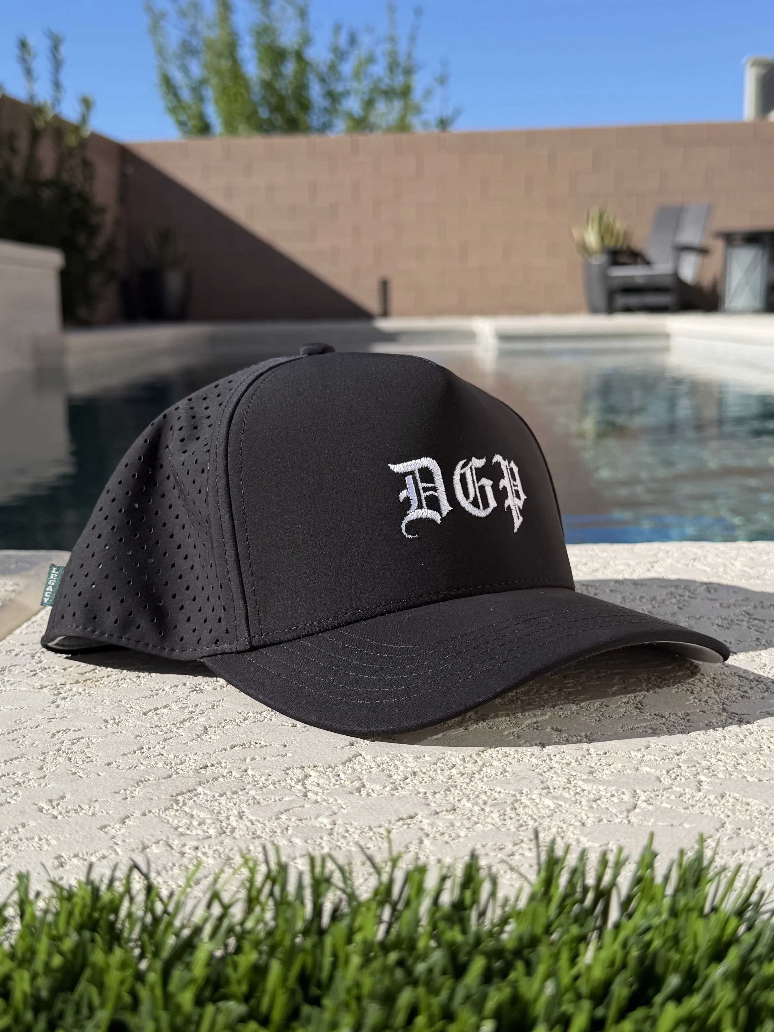 DGP Black/White Laser Cut Hat
