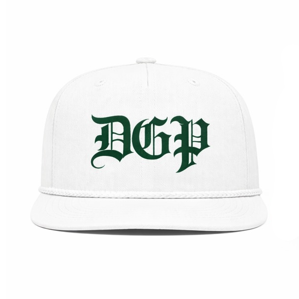 DGP White/Green Rope Hat