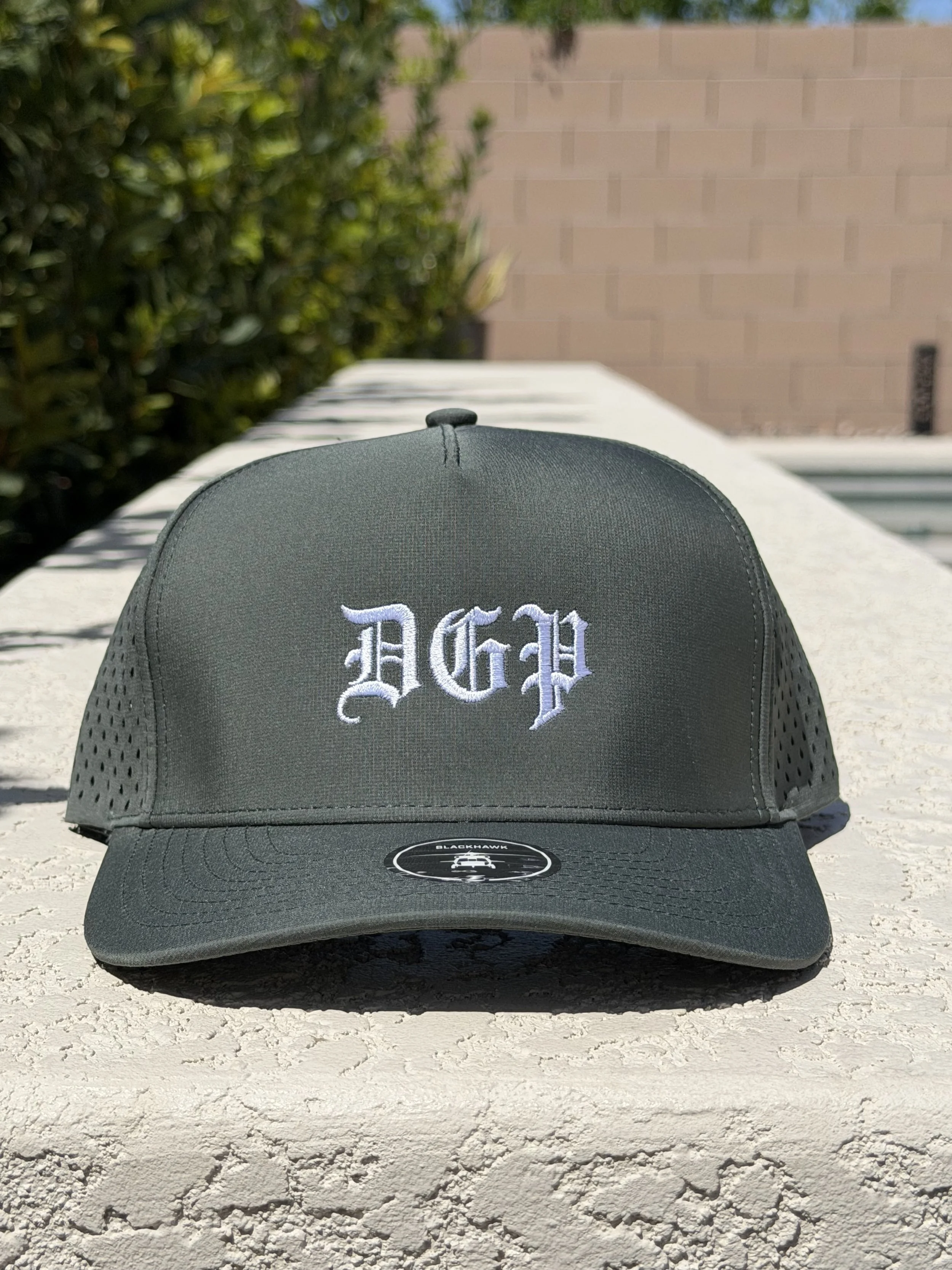 DGP Steel Green/White Hat