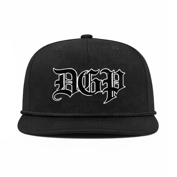 DGP Black/White Rope Hat