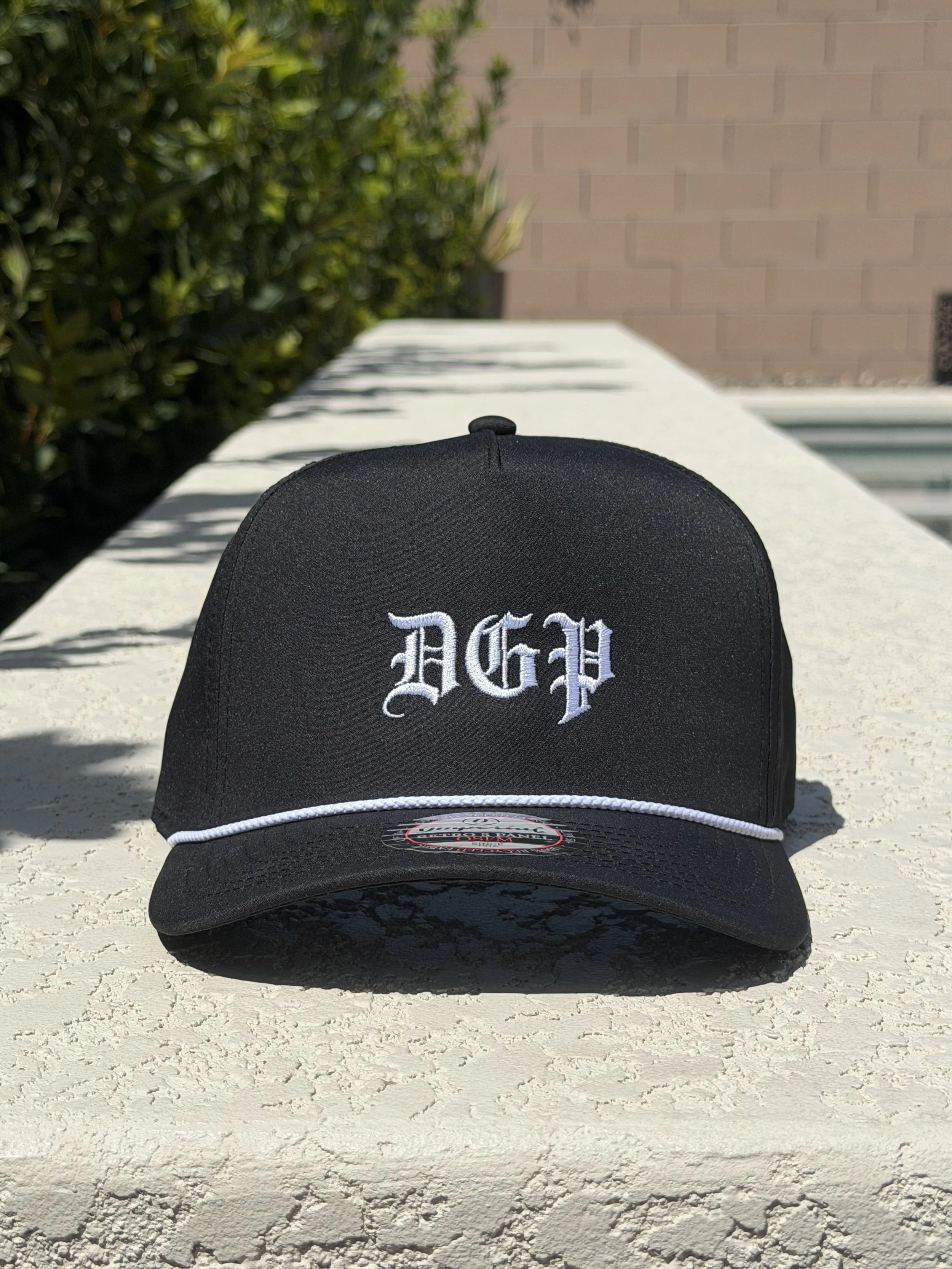 DGP Black/White Rope Hat