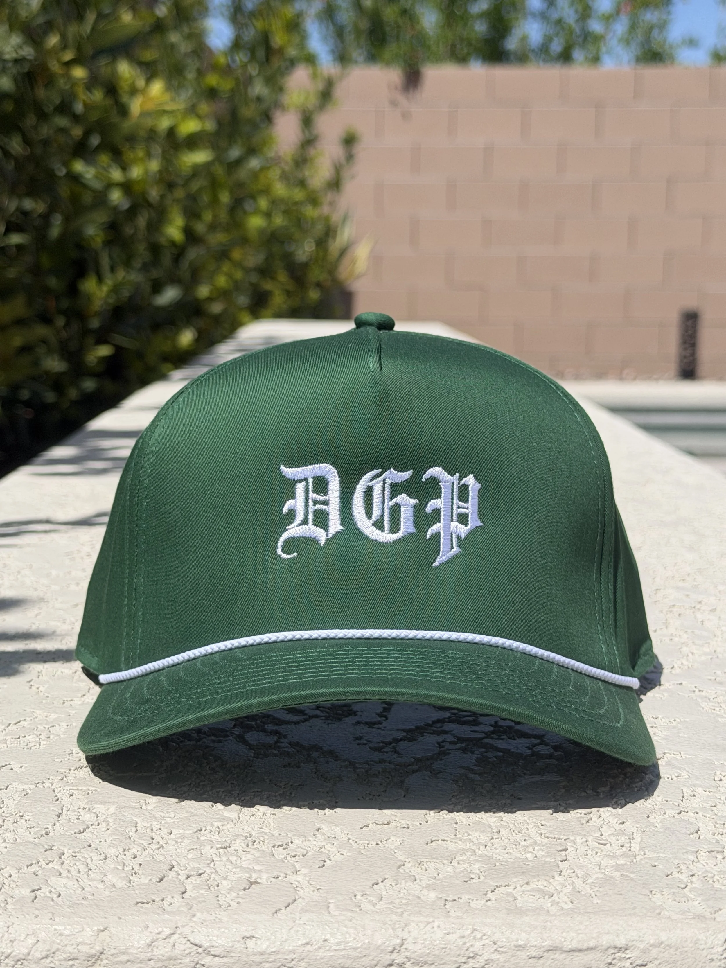 DGP Green/White Rope Hat
