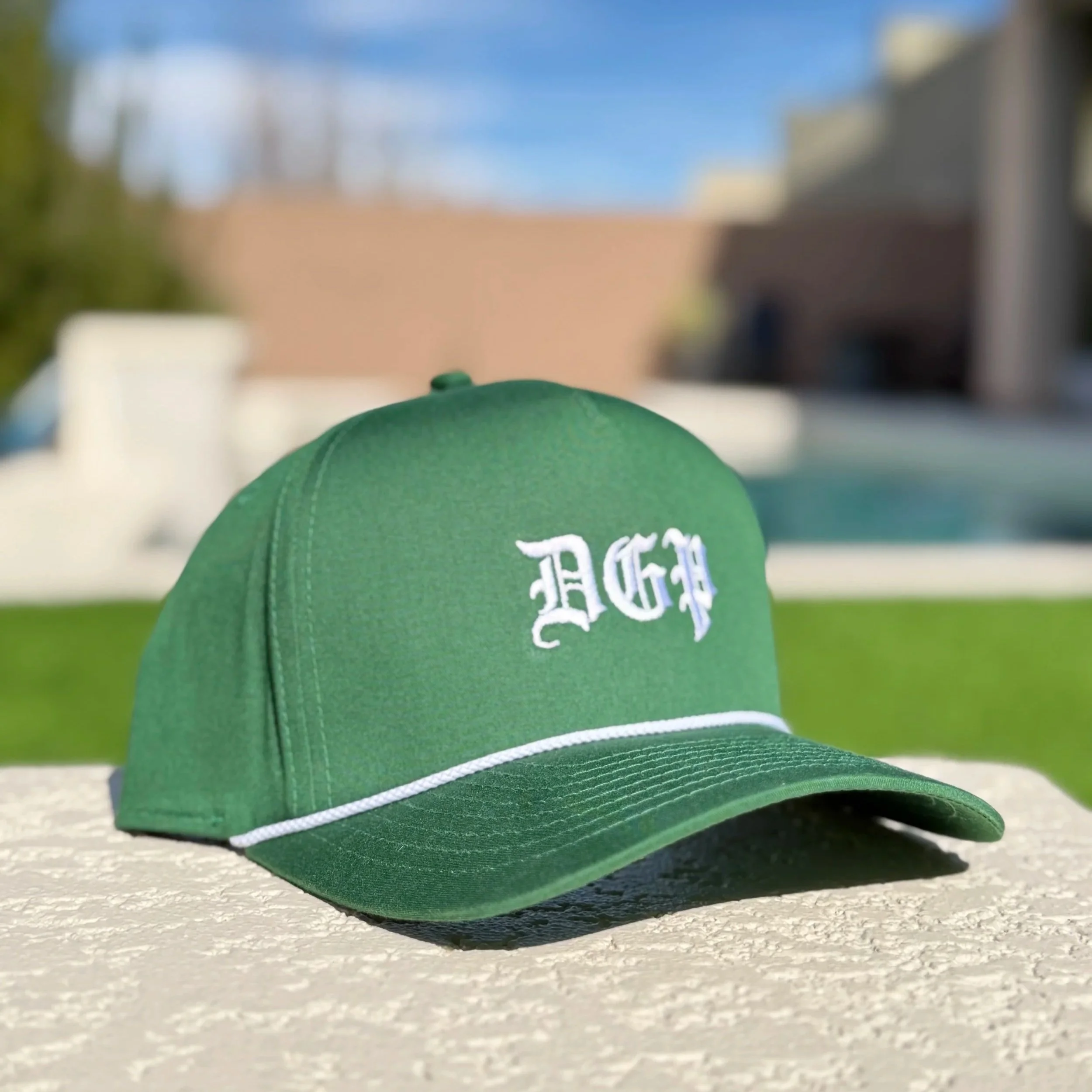 DGP Green/White Rope Hat