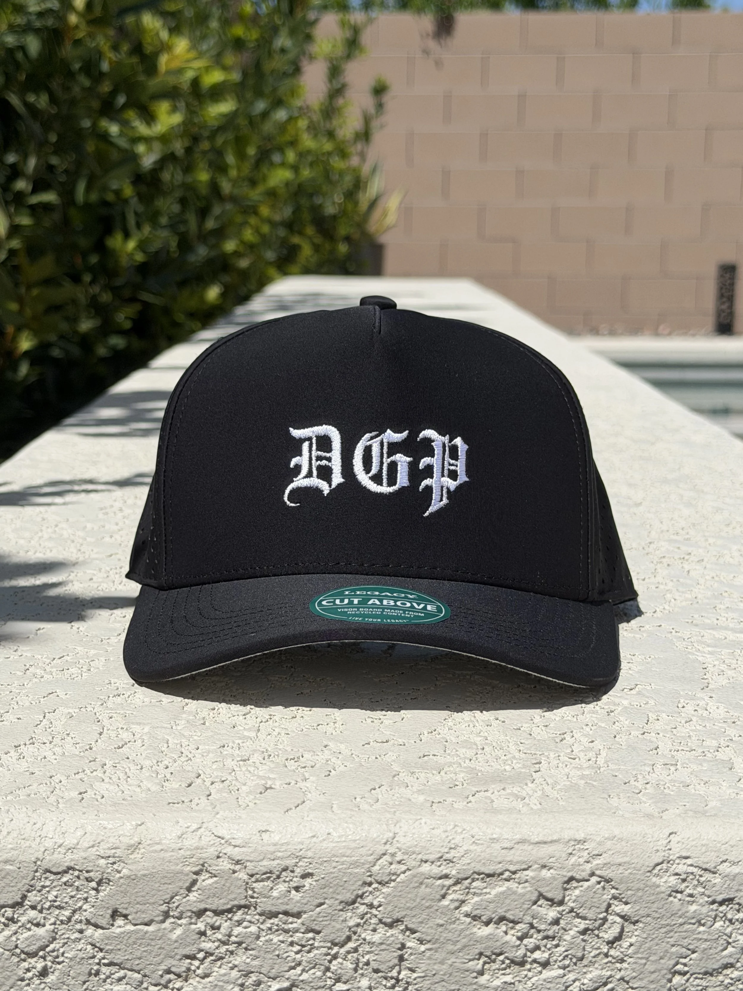 DGP Black/White Golf Hat