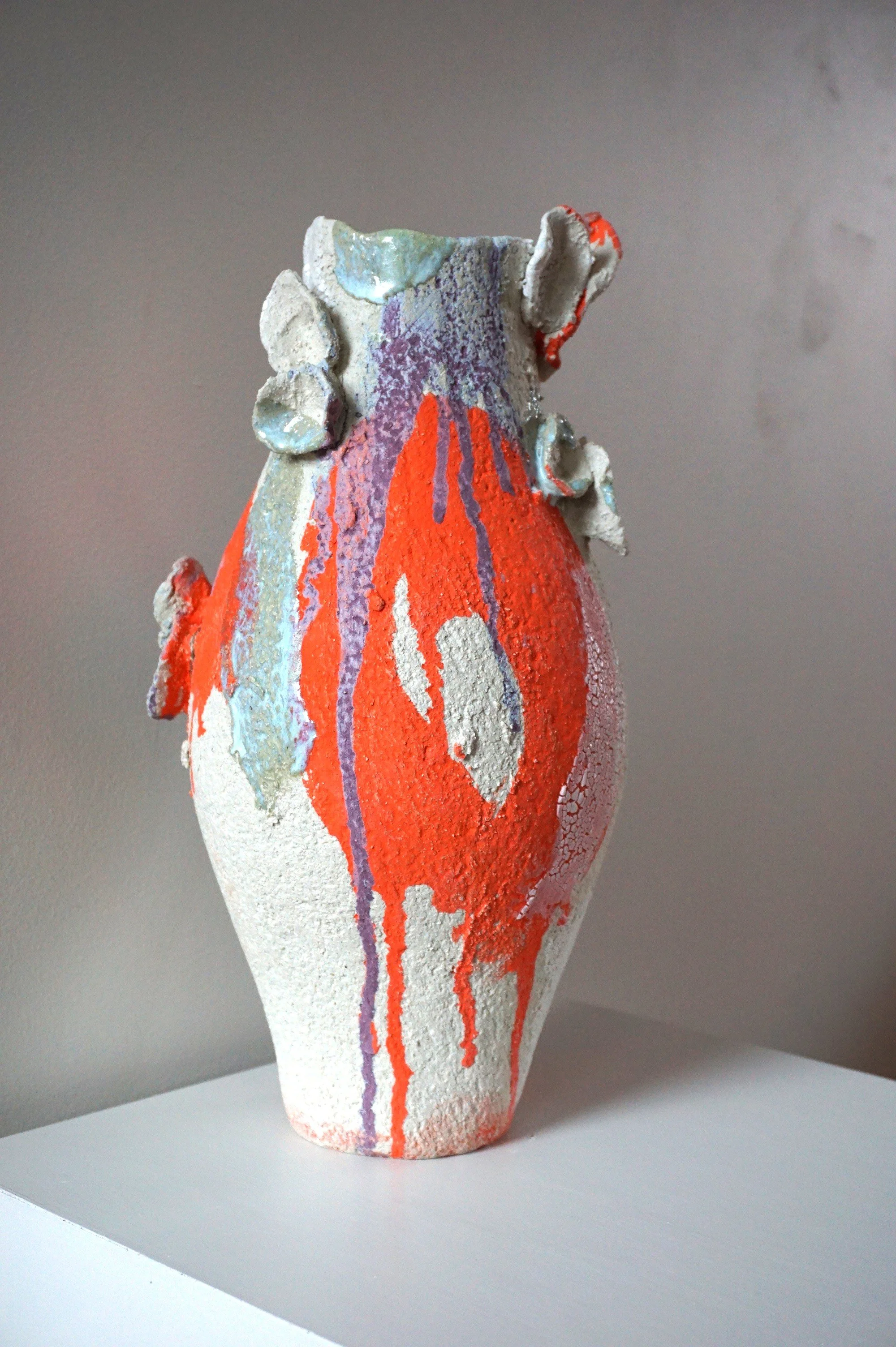 "Coral Drift" vase