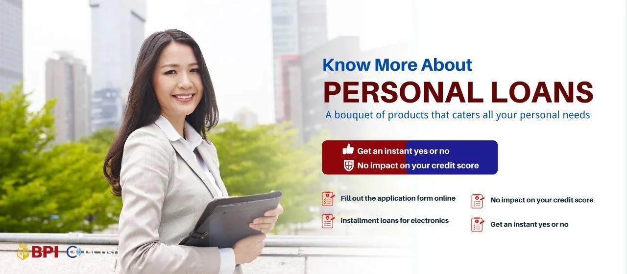 A smiling woman holding a tablet standing outdoors in front of a cityscape with trees