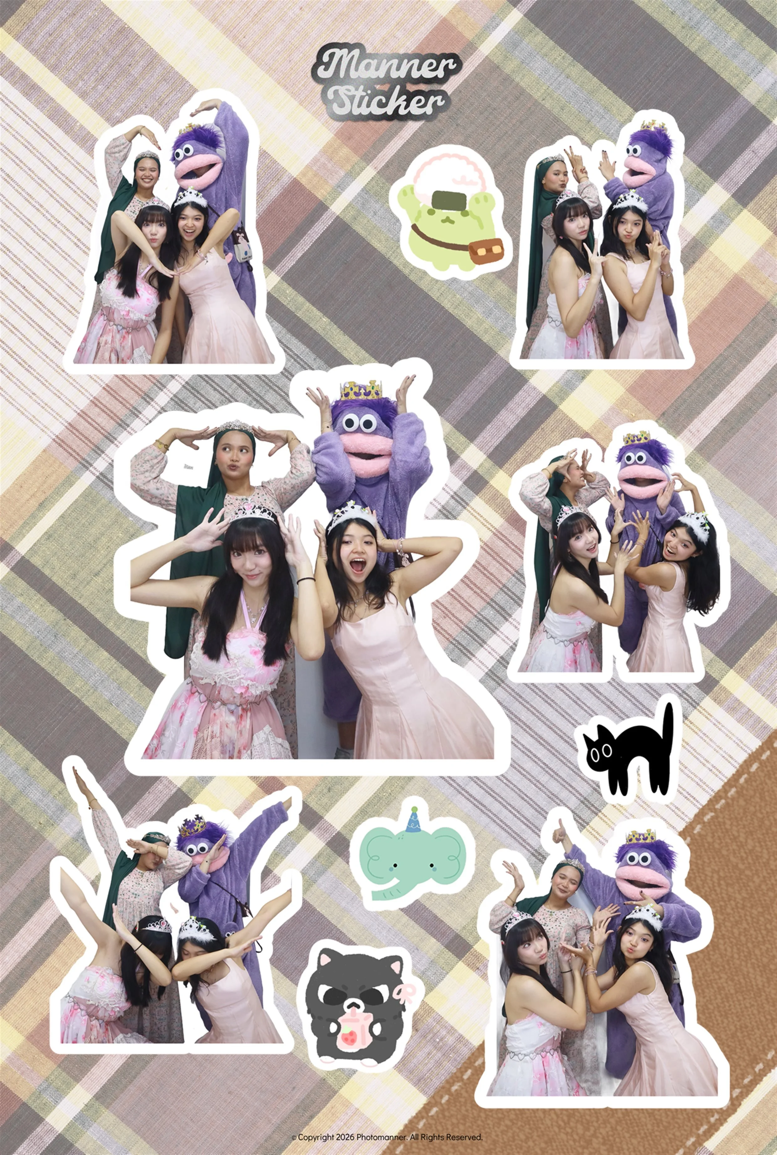 Photomanner The Brick House Sticker Sheet