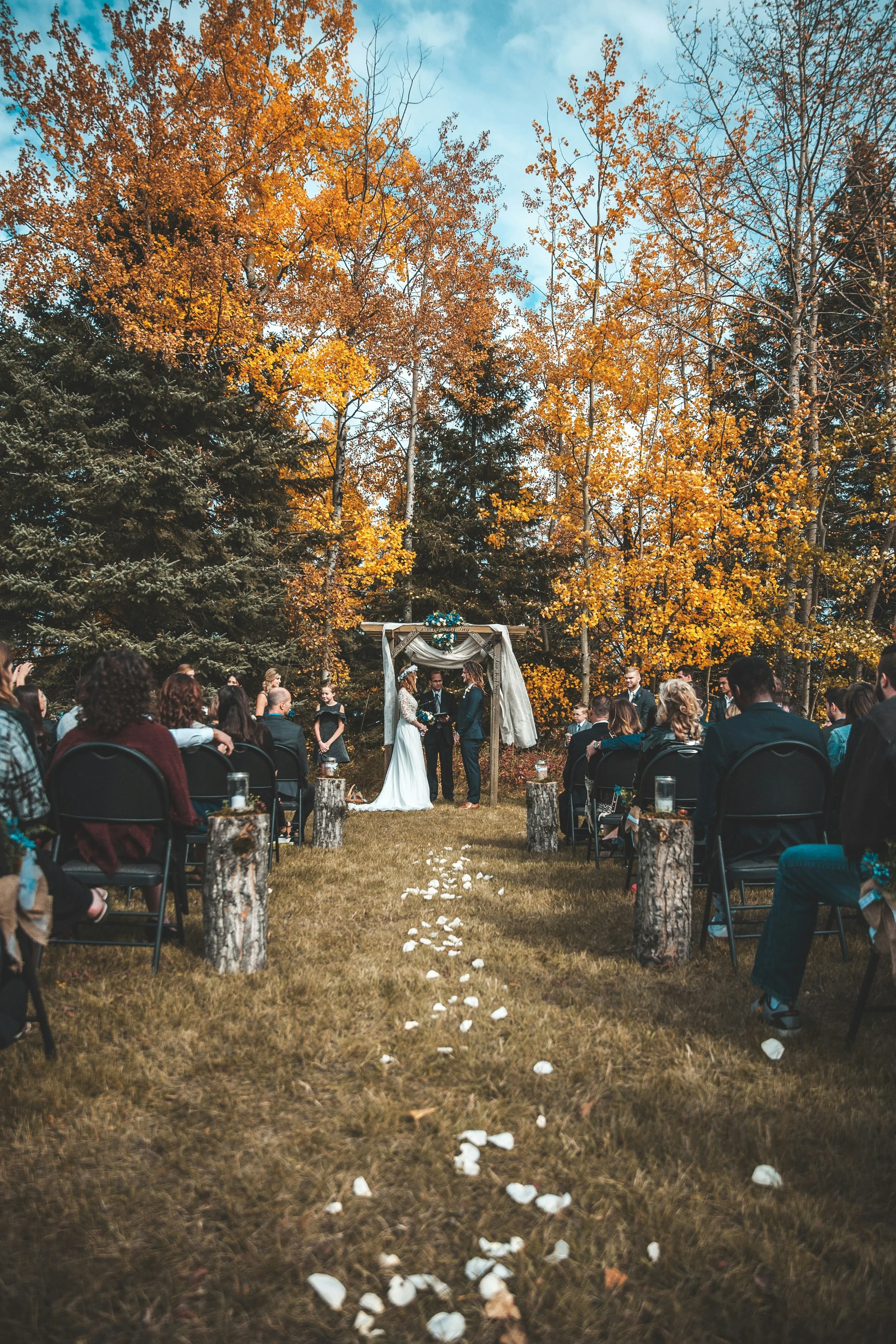 A ceremony that fits the forest