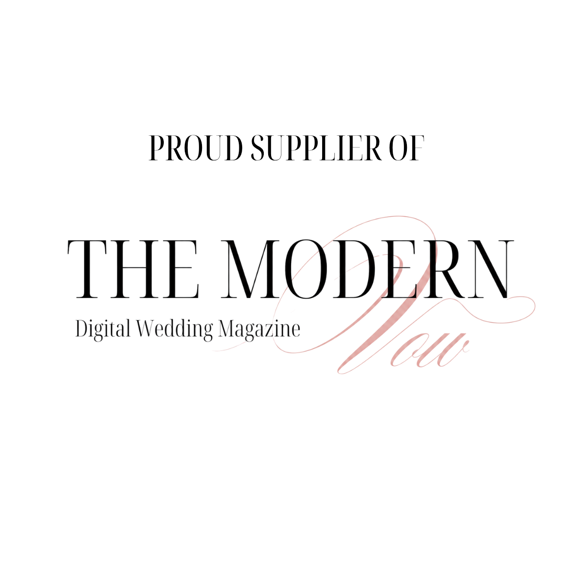 Featured shoot in The Modern Vow magazine