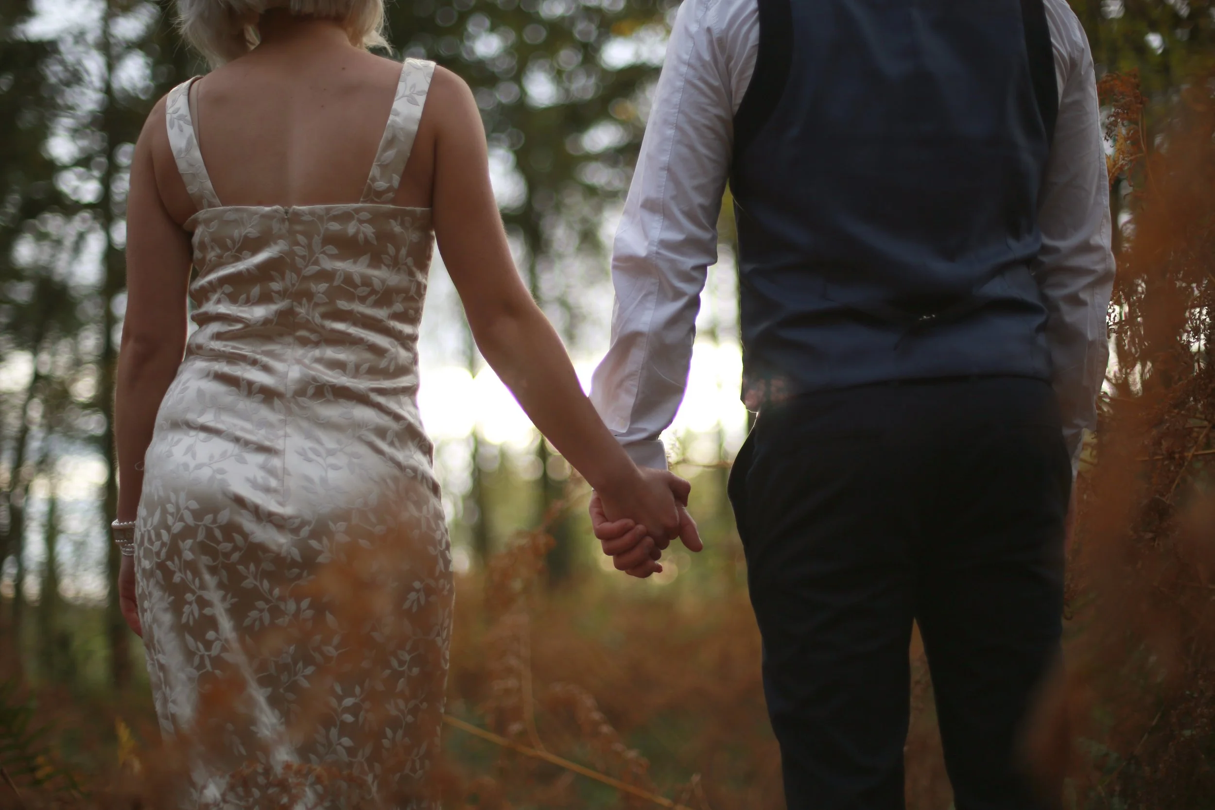Country wedding ceremony Hampshire