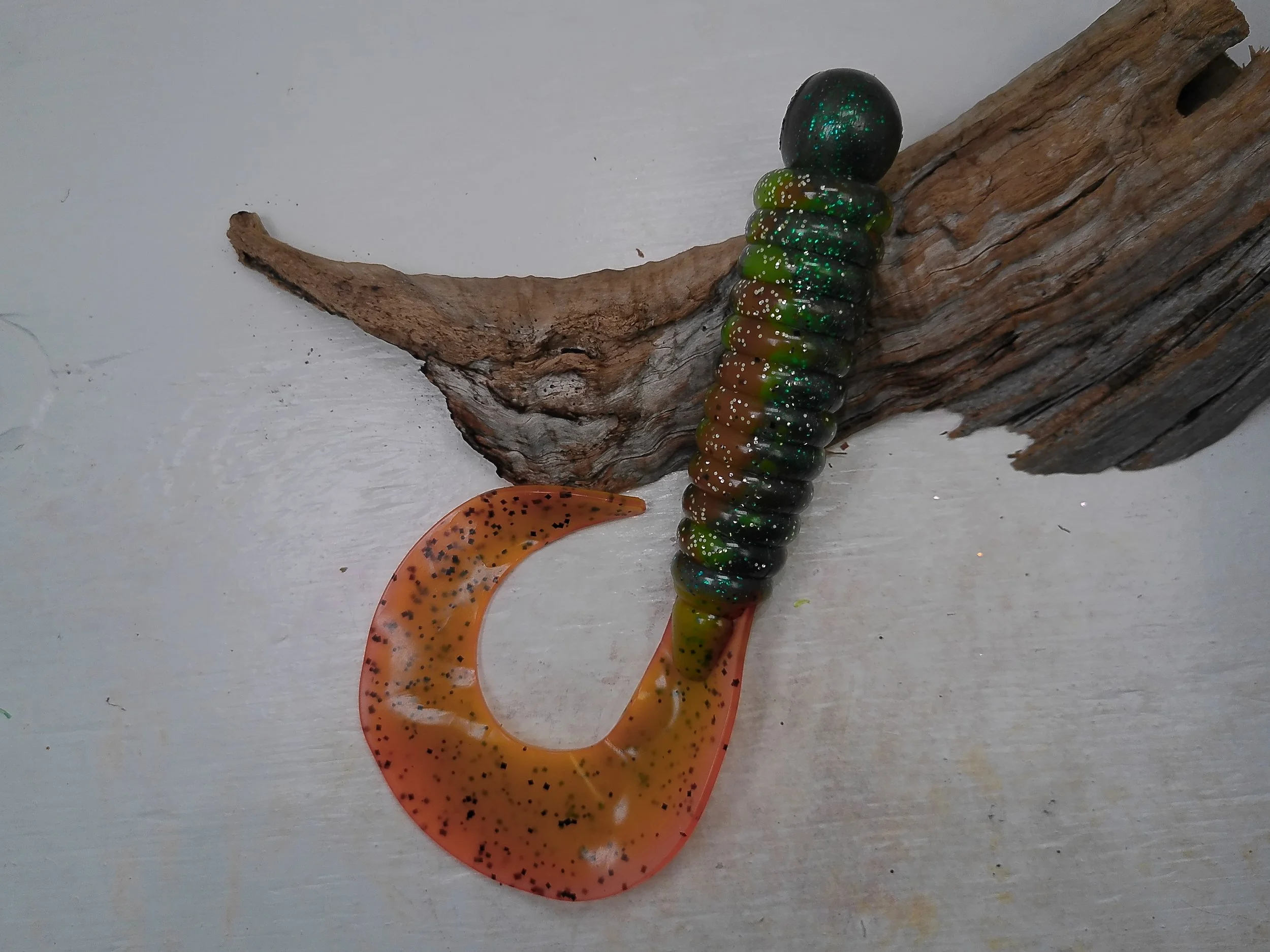 12" Deep Water Grub Worm - (1 pc)