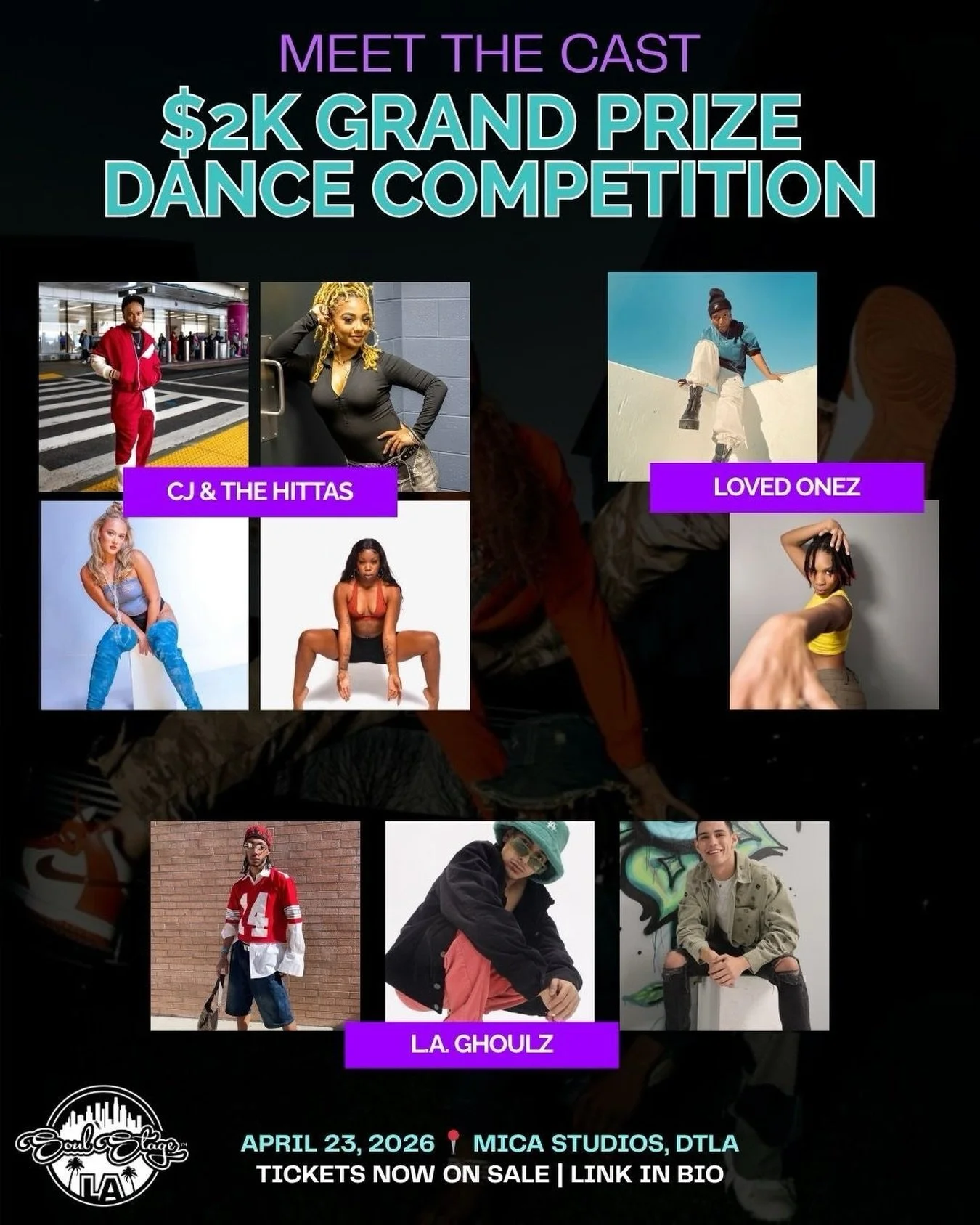 The dancers have entered the chat 👀 🔥

A week from Thursday we have 4 DJs and 4 dance crews competing in there respective lanes for a chance to win $2000 each! 

And YOU decide the winner. 

But you know how we do, we don&rsquo;t just throw a compe