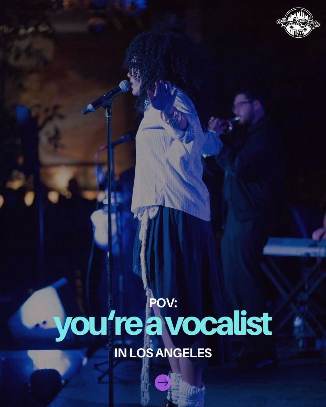 LA singers are different!!! 

Running from rehearsals to sessions to random rooftop parties like it&rsquo;s an Olympic sport! 

But honestly? That&rsquo;s what makes this city fun.

So many insanely talented people all chasing something bigger than t