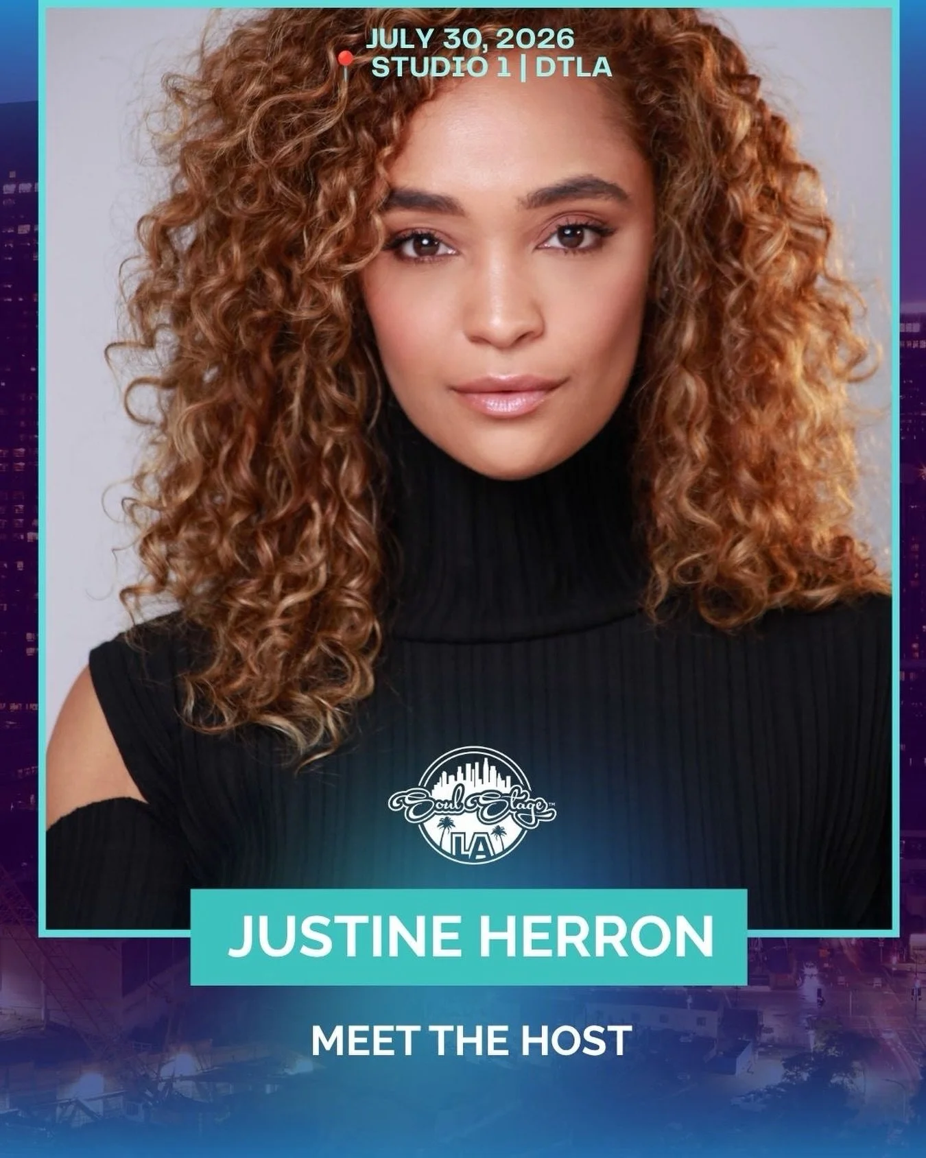 Meet the Host 🎙️ 

@justxone is bringing the vibes and keeping the night feeling like a TRUE LA night out at our Soul Stage Solos happening on 7/30.

Come out, see what the next wave of artists are bringing to the LA music scene and support the arts