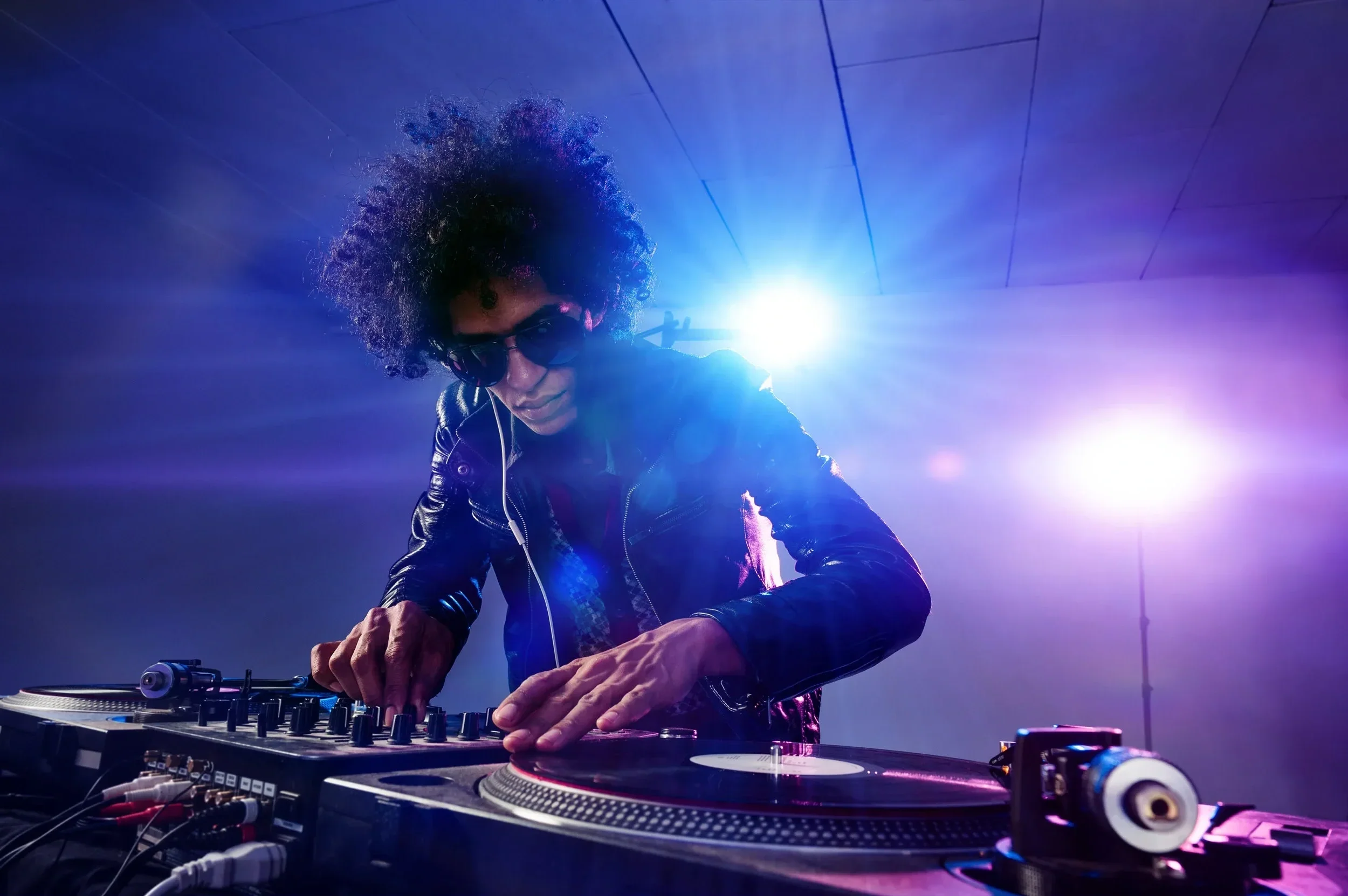 Soul Stage LA Male DJ in Blue