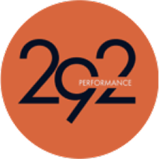 Logo with the text '292 Performance' on a brown background.