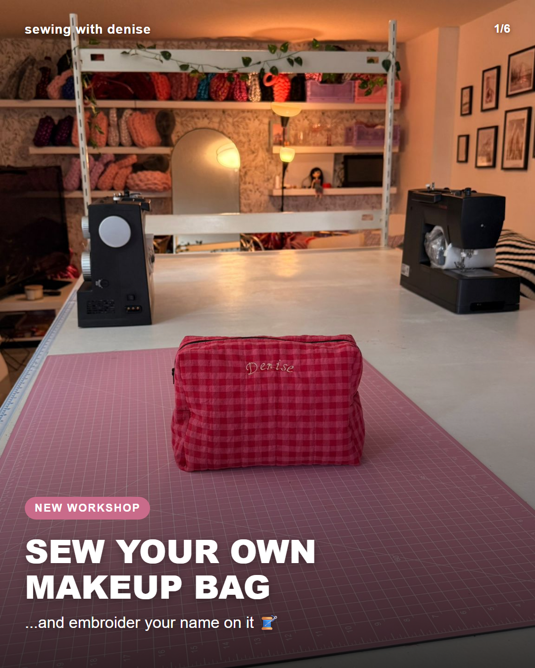 SEW YOUR OWN MAKE UP BAG