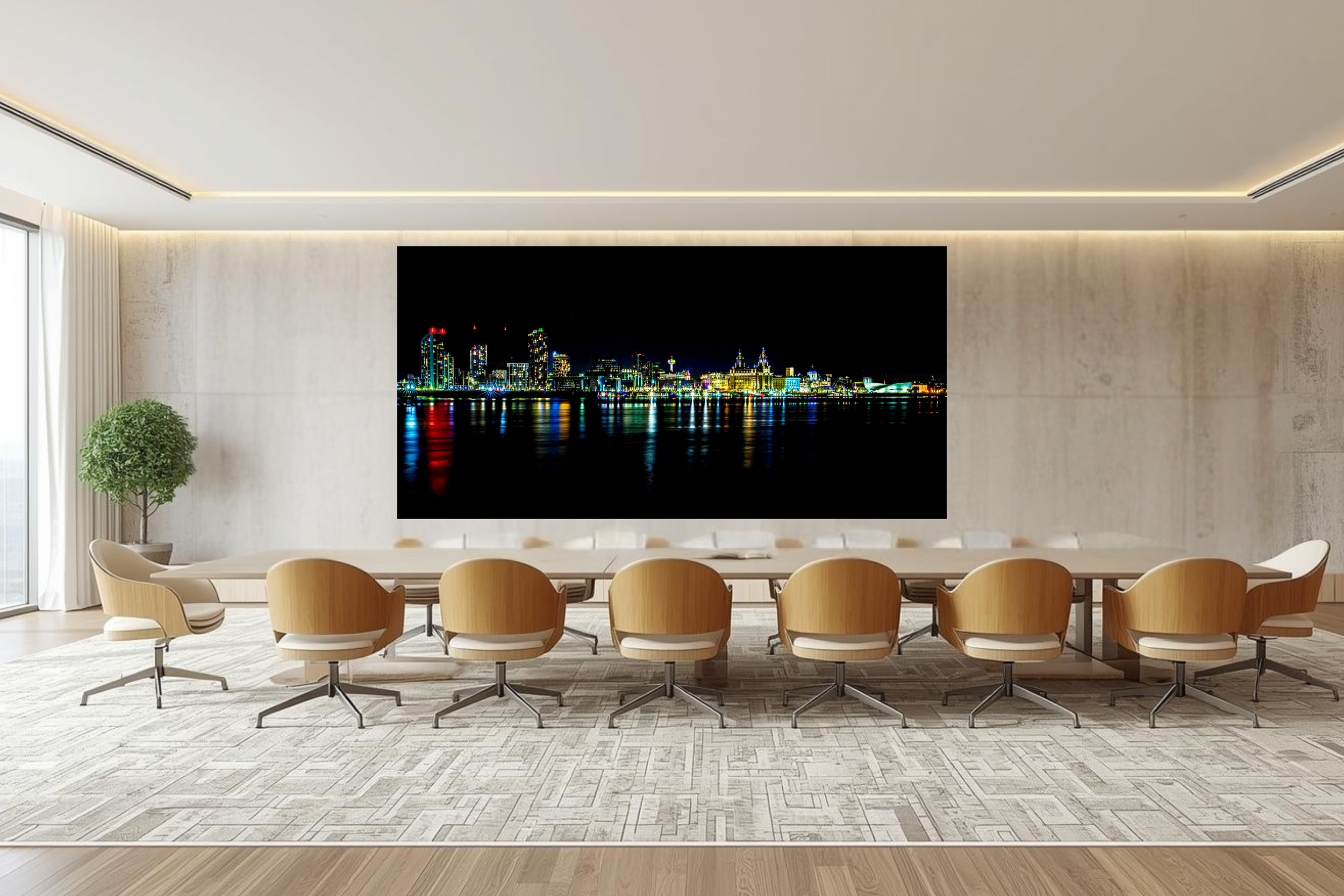 Designed for environments where clarity and permanence matter. The composition supports focus while reinforcing architectural intent.