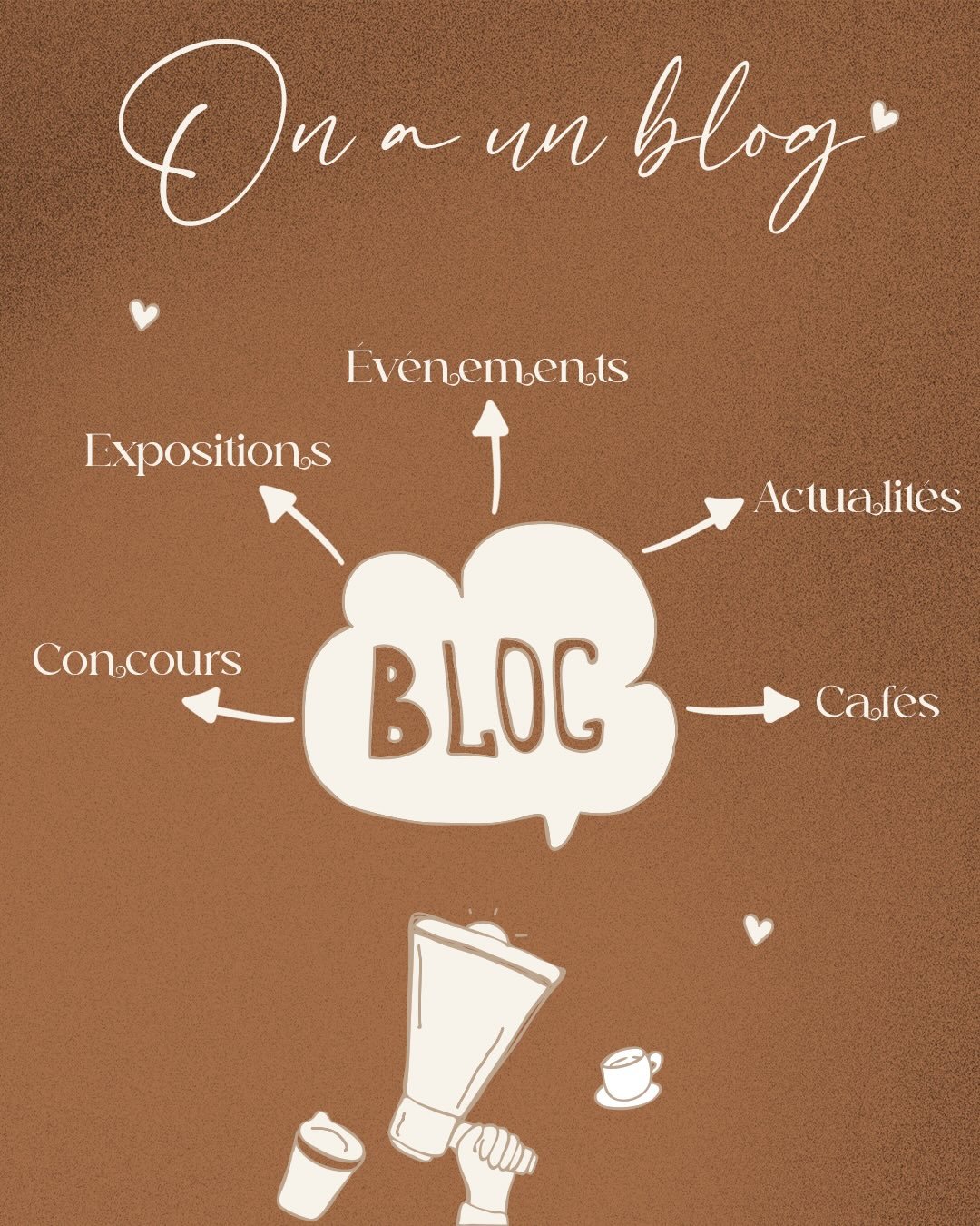 On a un blog ✍️☕
Un espace o&ugrave; l&rsquo;on raconte ce qui se vit chez Amety Caf&eacute;. Nos actualit&eacute;s, nos concours, les expositions au caf&eacute;, les &eacute;v&eacute;nements culturels&hellip; 
Mais aussi le caf&eacute; en lui-m&ecir