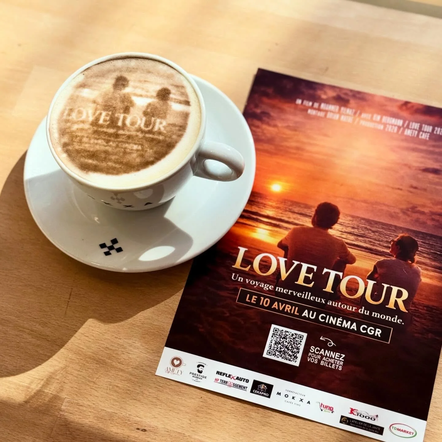 🎬 10 places offertes aujourd&rsquo;hui !

Amety caf&eacute; vous offre 10 places pour assister &agrave; l&rsquo;avant-premi&egrave;re du film &ldquo;LOVE TOUR &ndash; Un voyage merveilleux autour du monde&rdquo;.

🌍 L&rsquo;aventure de deux Colmari