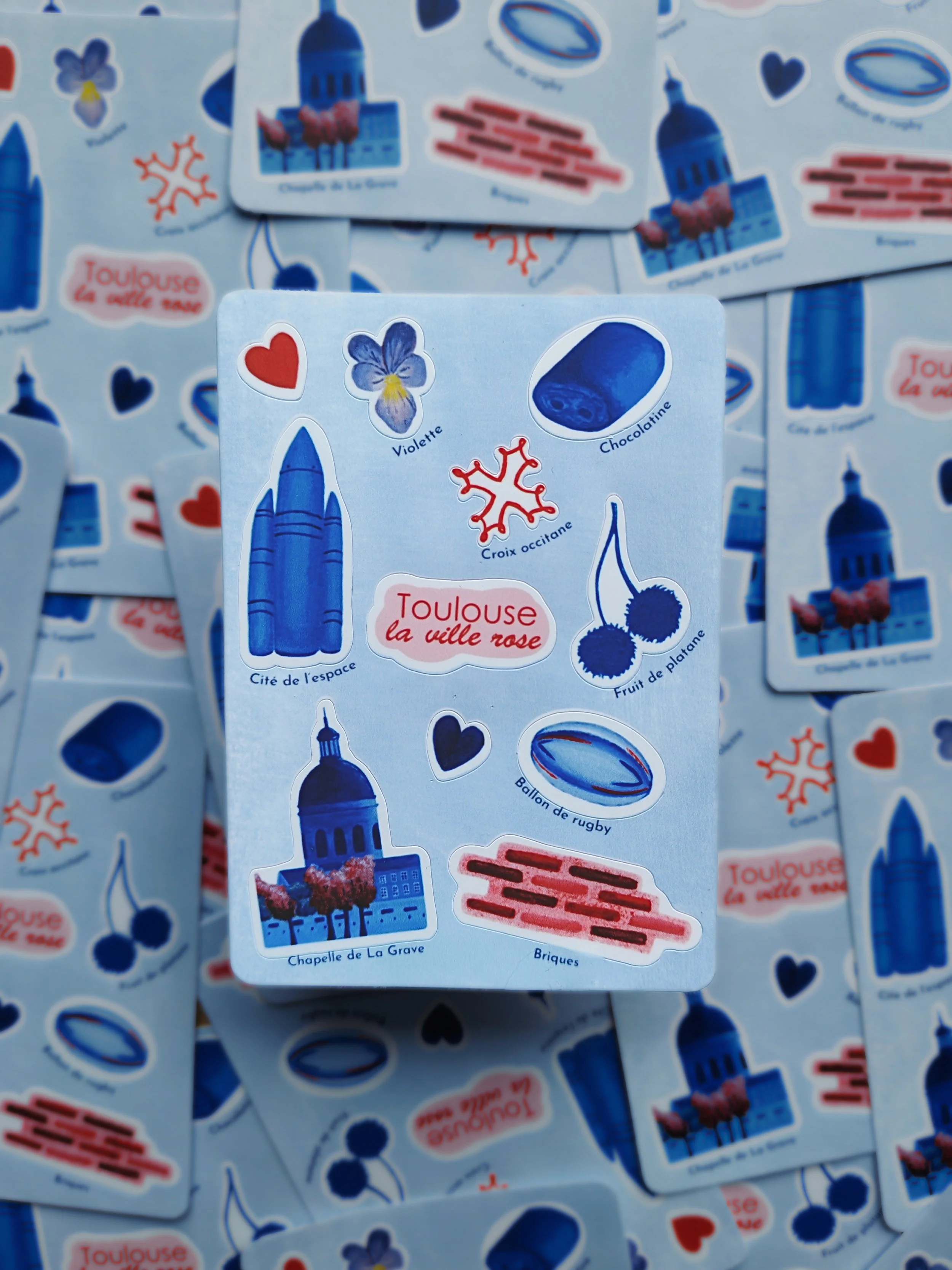 Planche de stickers | Toulouse