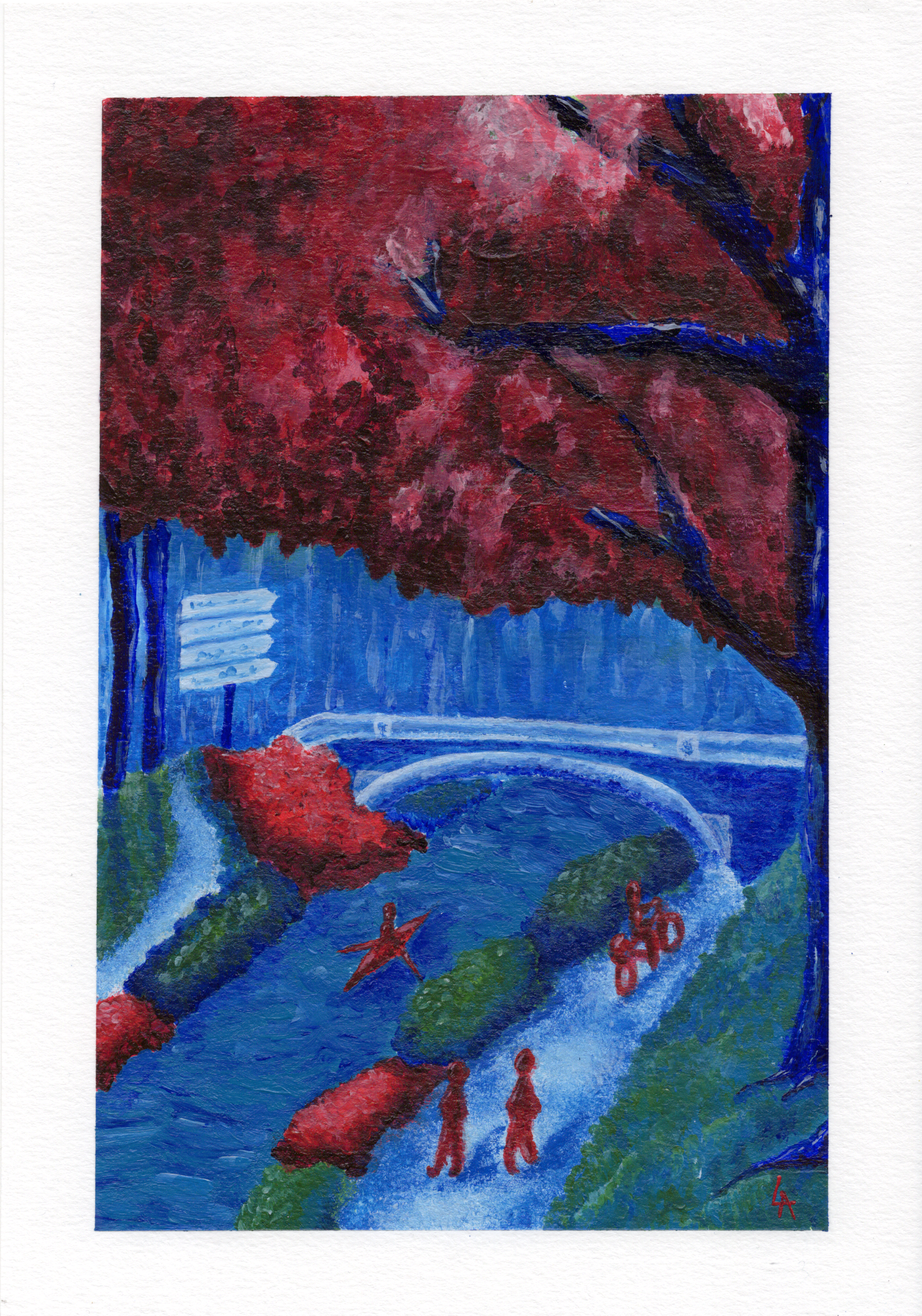 PEINTURE ORIGINALE | Canal du Midi, Toulouse