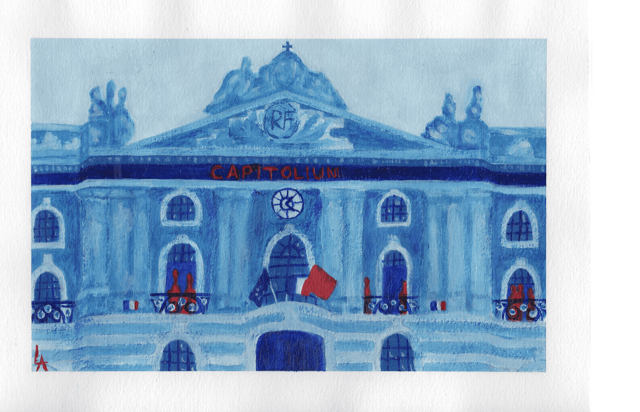 PEINTURE ORIGINALE | Capitole, Toulouse