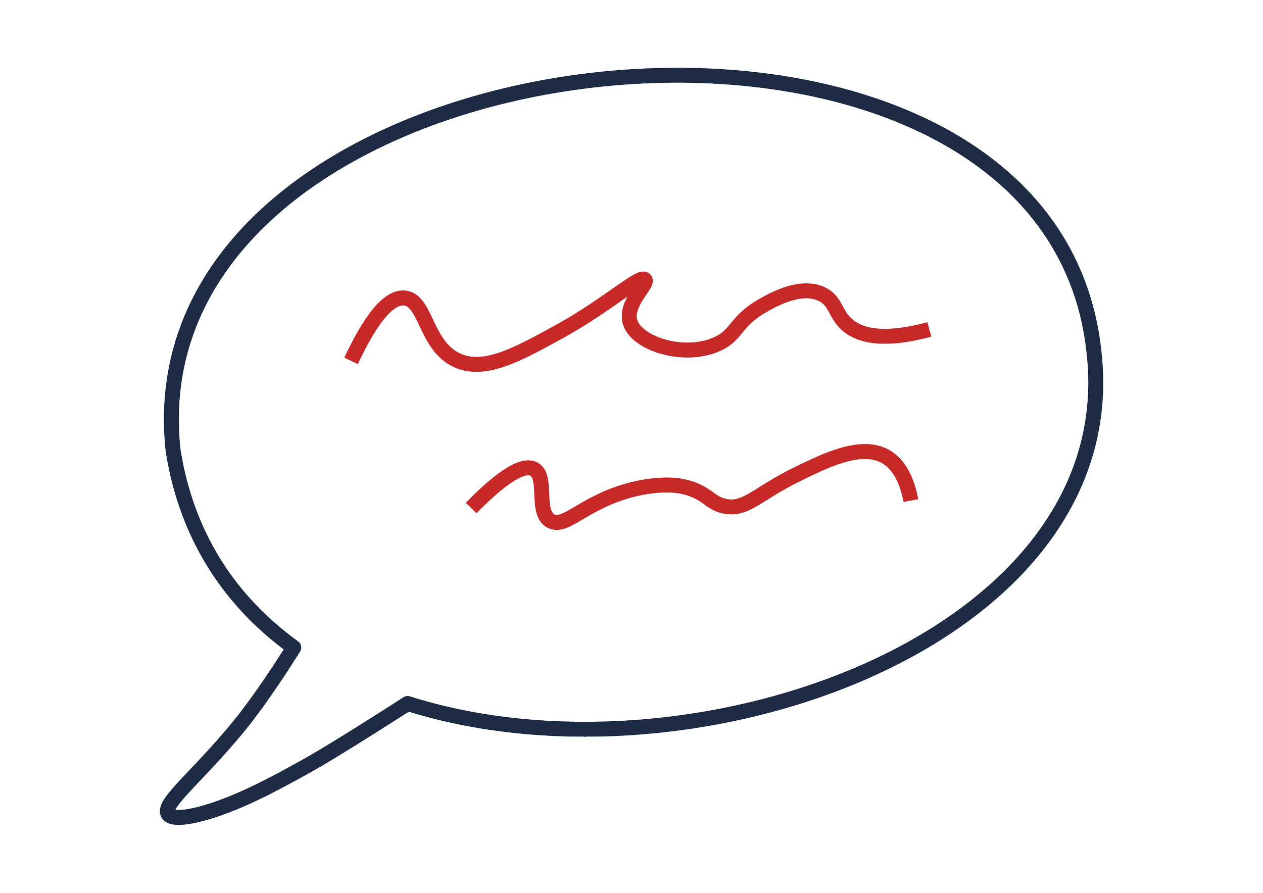 Une illustration d'une bulle de dialogue pour représenter le pack assistance et conseil des prestations urbanismes.