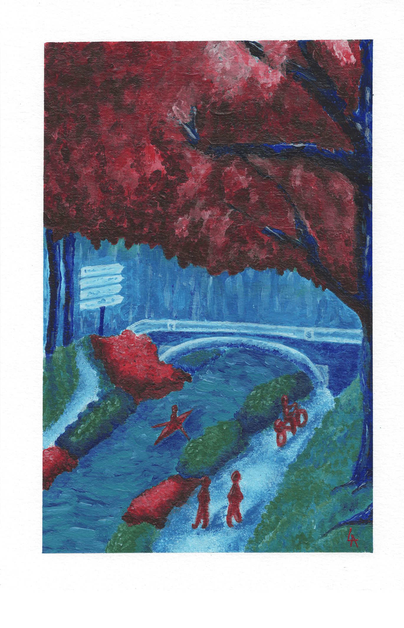 PEINTURE ORIGINALE | Canal du Midi, Toulouse