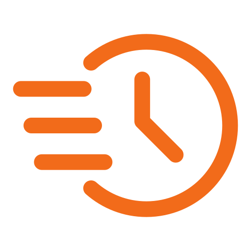 velocity and time icon