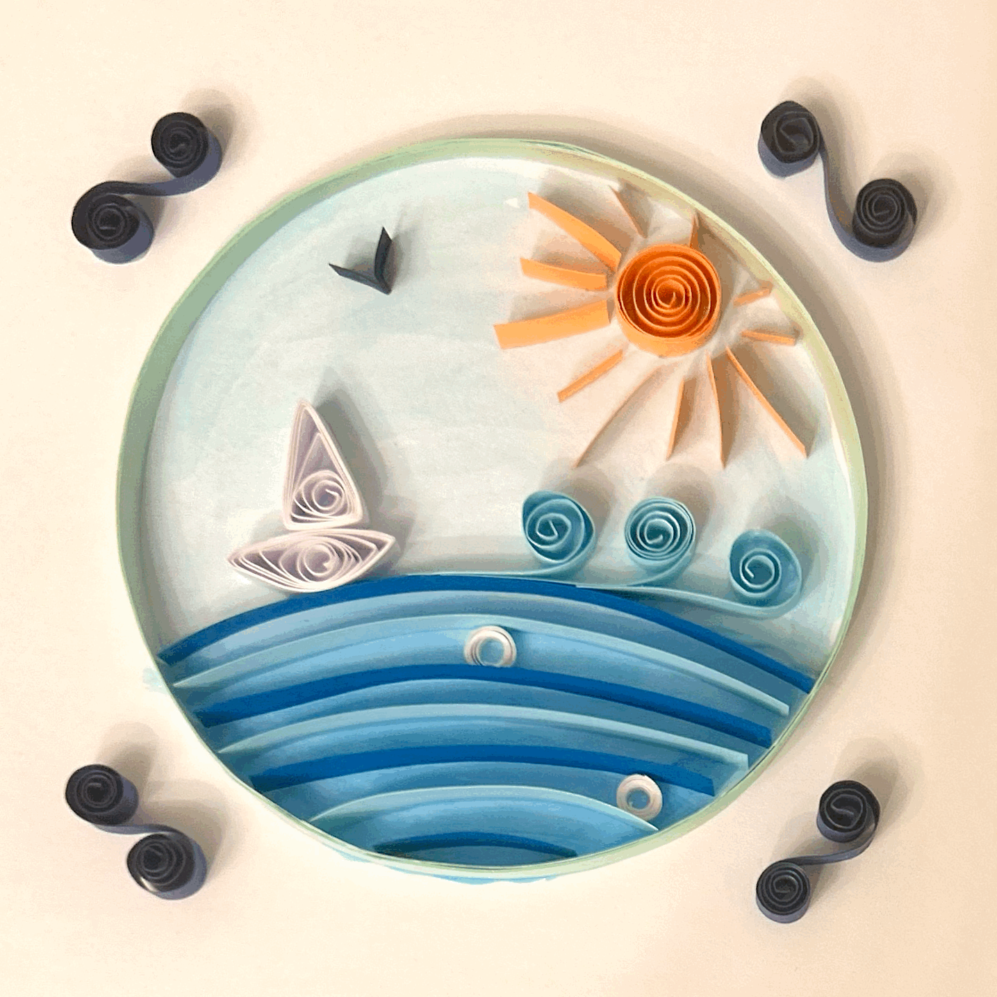 Paper Quilling: Ocean