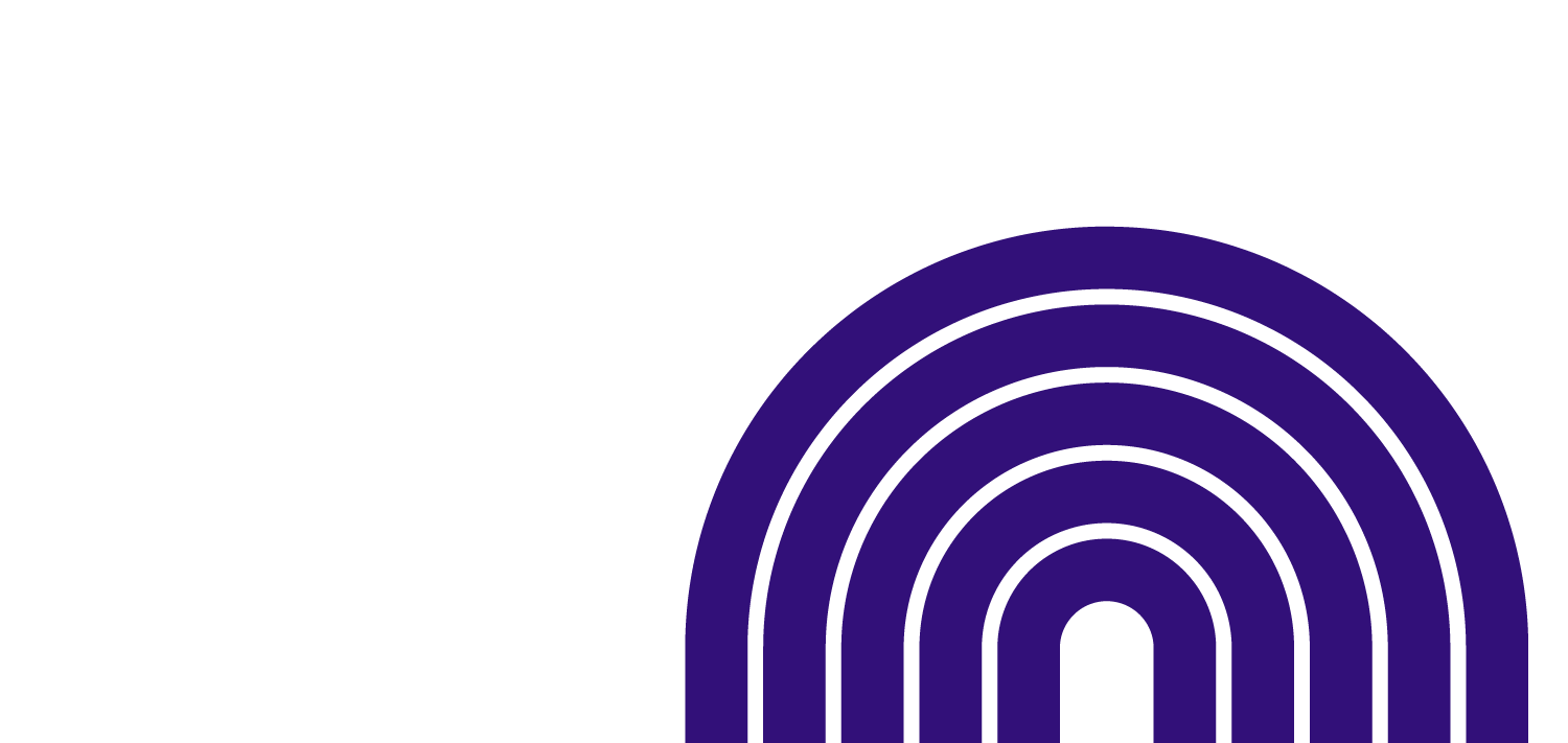 The image features a dark background with a bold, yellow text that reads "Disney+ Special Offer" at the top. Below, there is a large, purple rainbow graphic with multiple concentric arches.